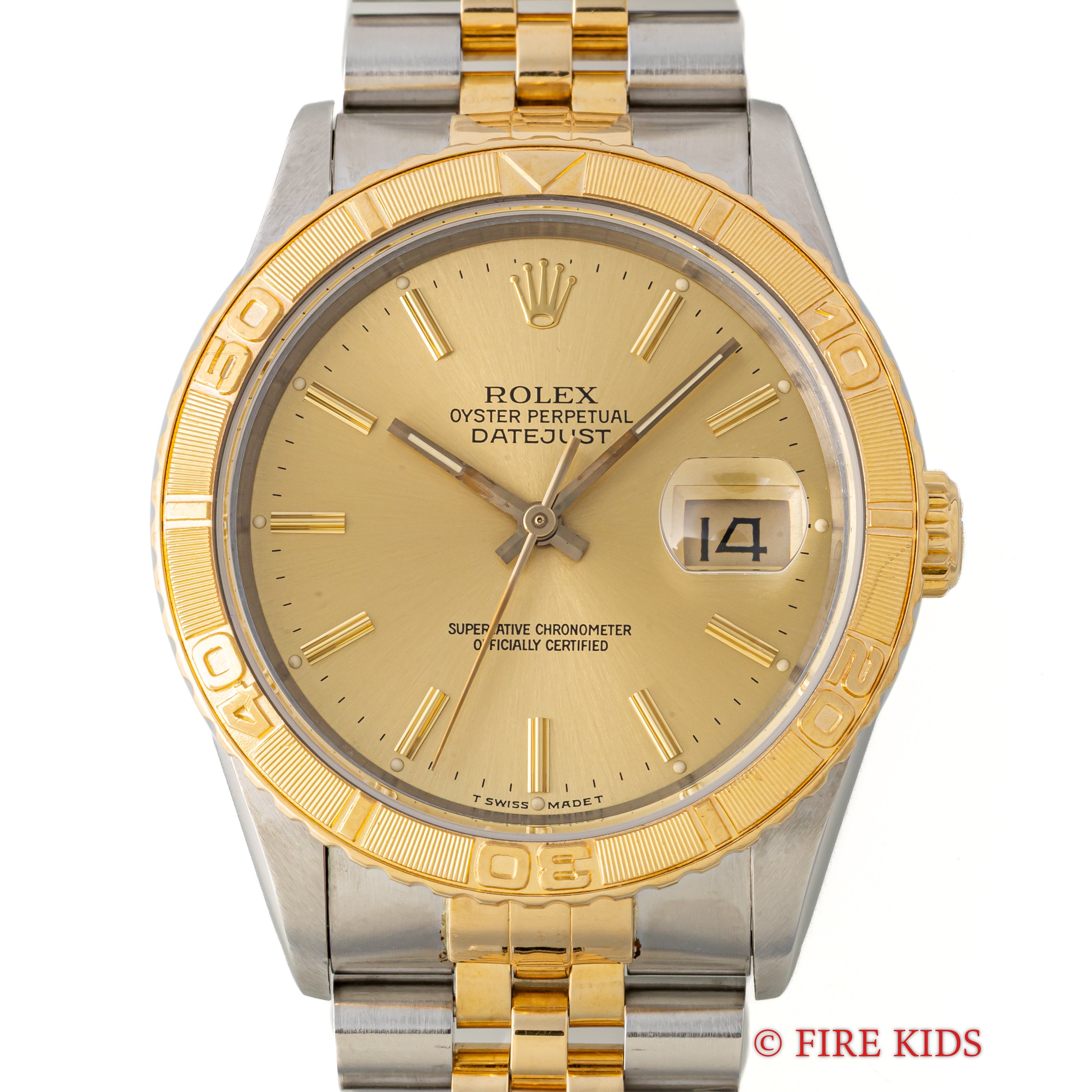 ロレックス サンダーバード1991年製 Ref.16263 シャンパンコンビ