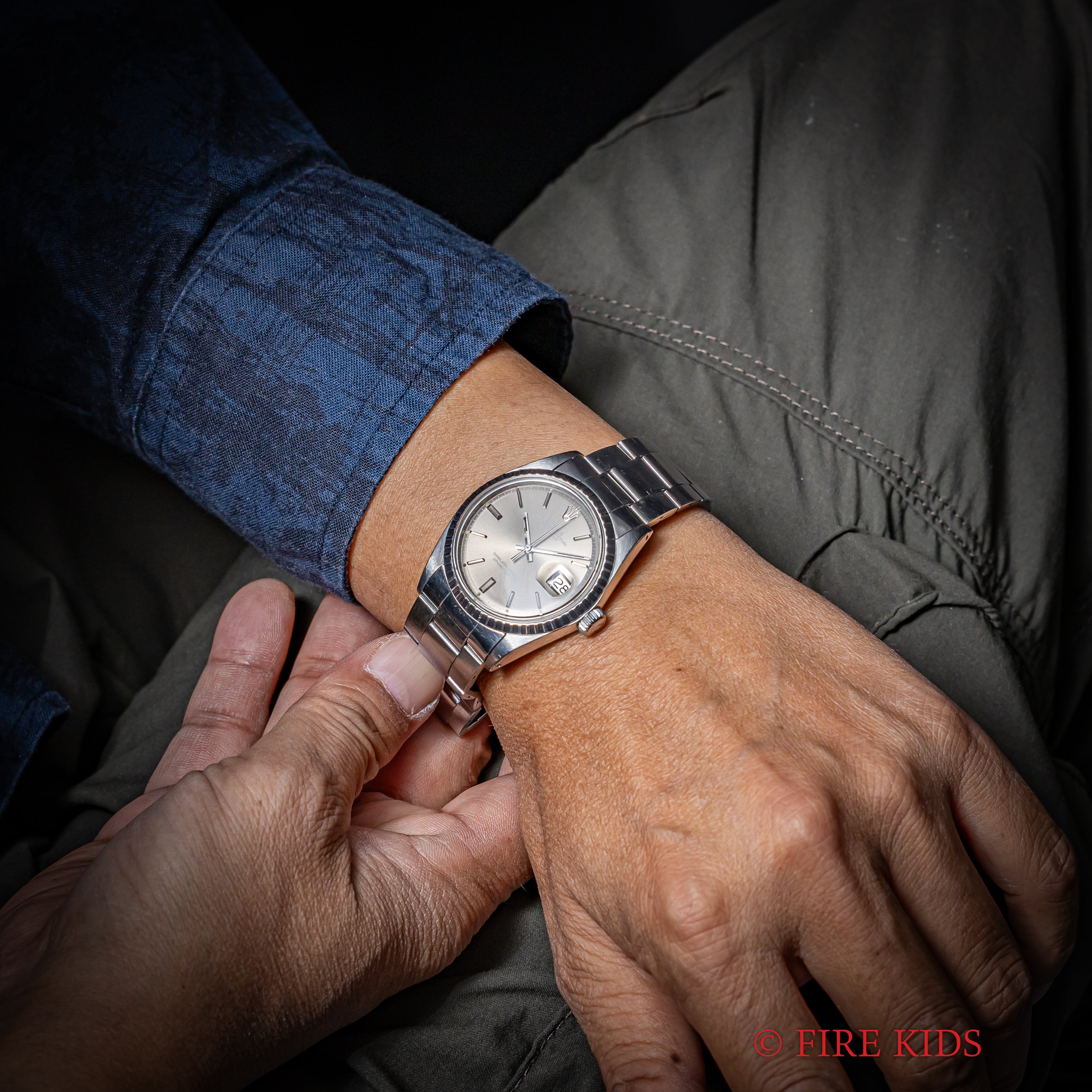 ロレックス デイトジャスト グレーダイヤル 1971年製 自動巻き Ref.1603