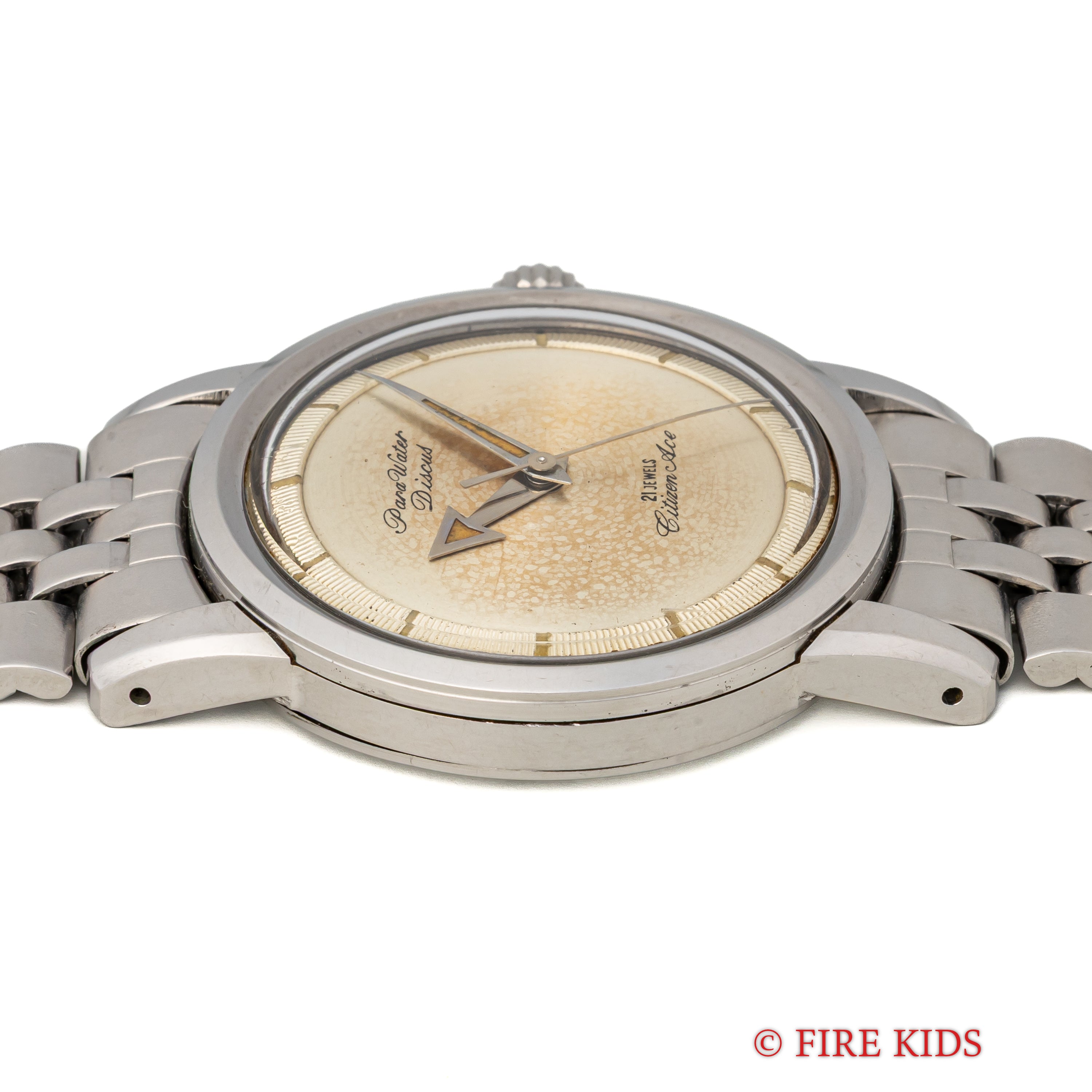 シチズン エース ディスカス 1961年製 アローハンド 21石手巻 純正ブレス