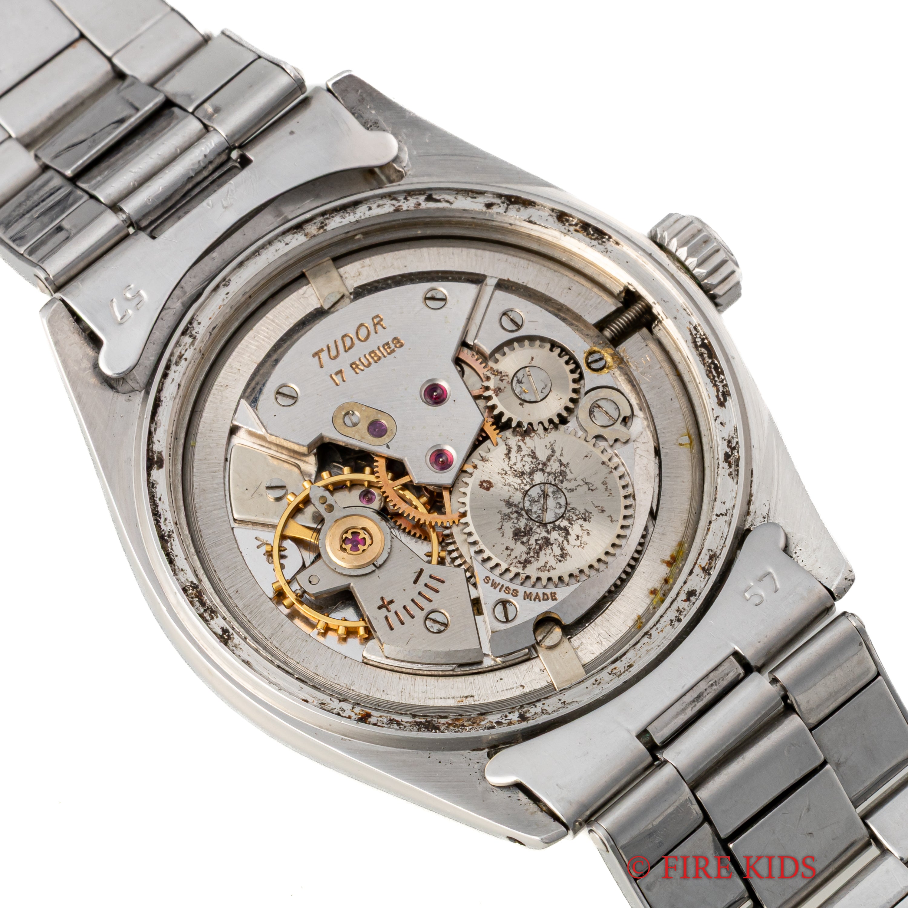 チューダー オイスター デカバラ リダンブラック 1962年製 Ref.7934 リベットブレス