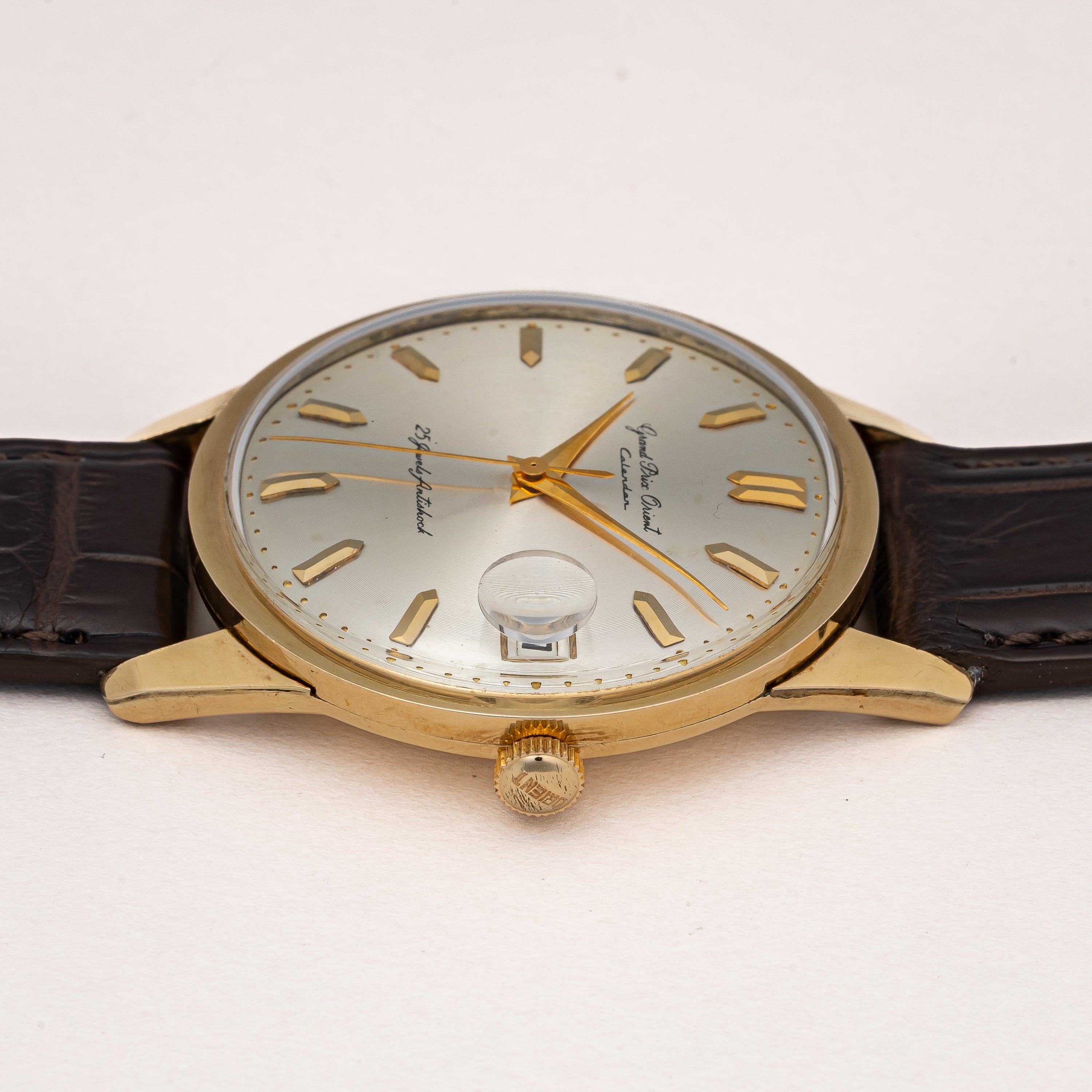 オリエント カレンダー 1960年代製 手巻き 金張り Ref.S84063