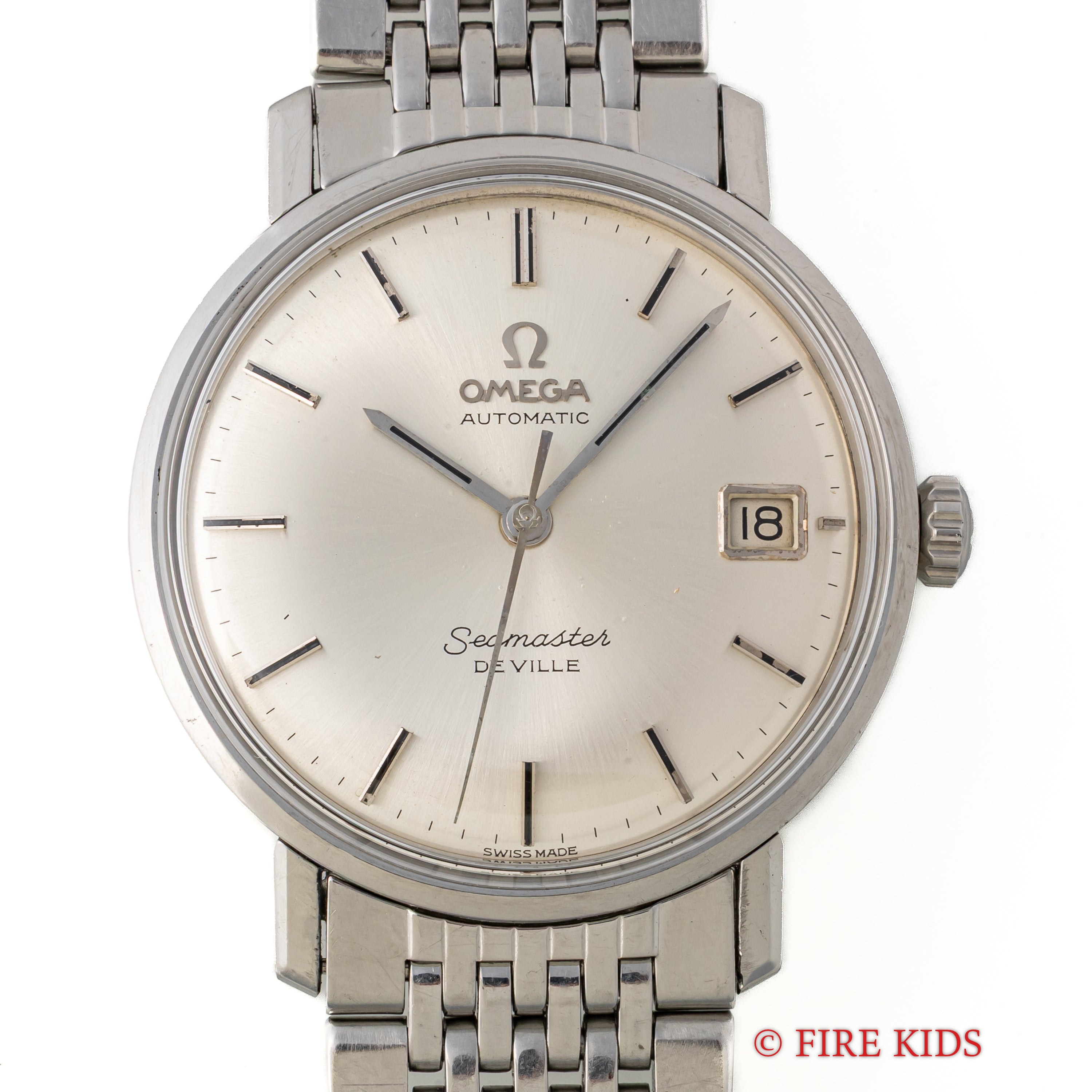 オメガ シーマスター デ・ヴィル 1966年製 自動巻 cal.565 純正ブレス付き