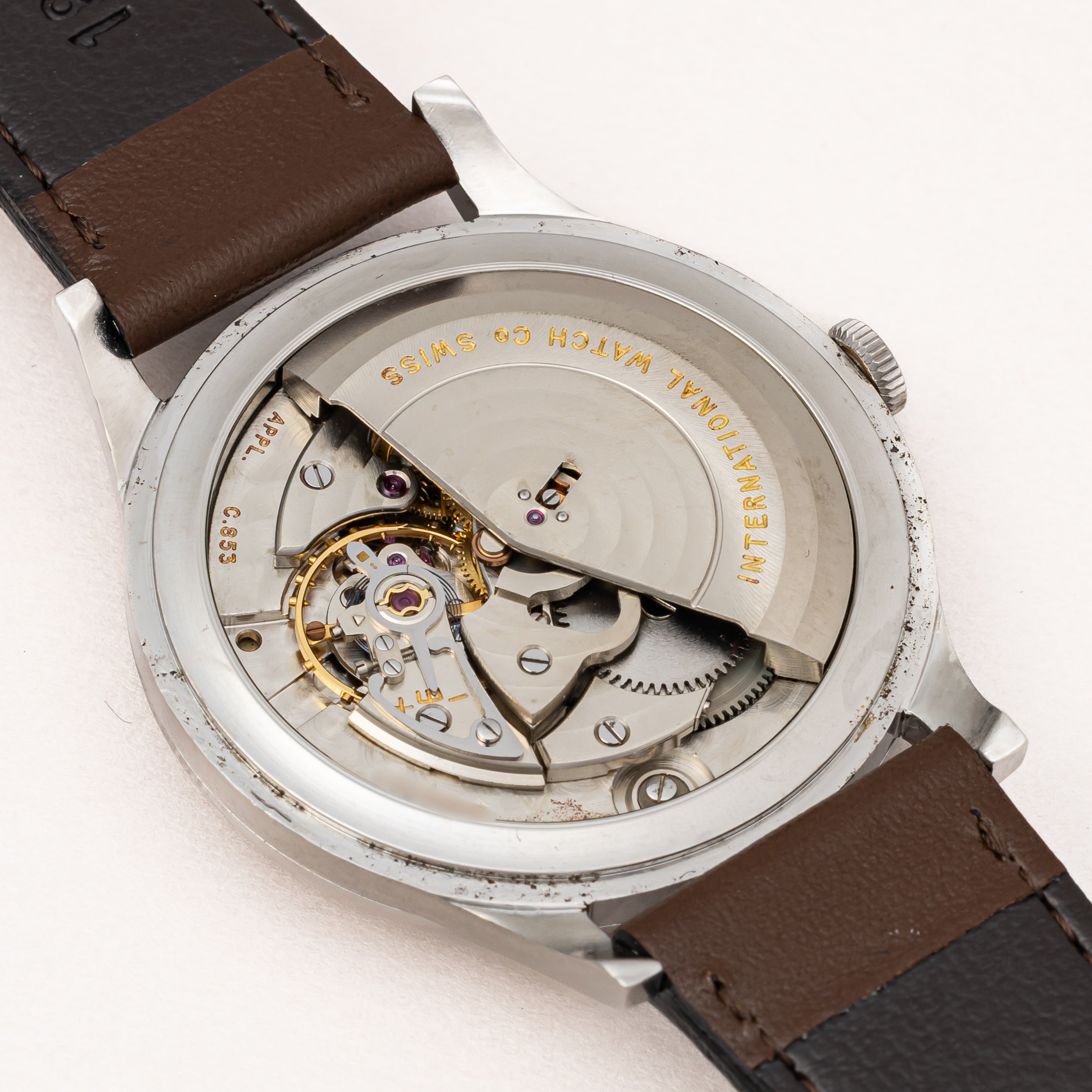 IWC ラウンドケース 1965年製 ペラトン式自動巻き Cal.853 オールドインター