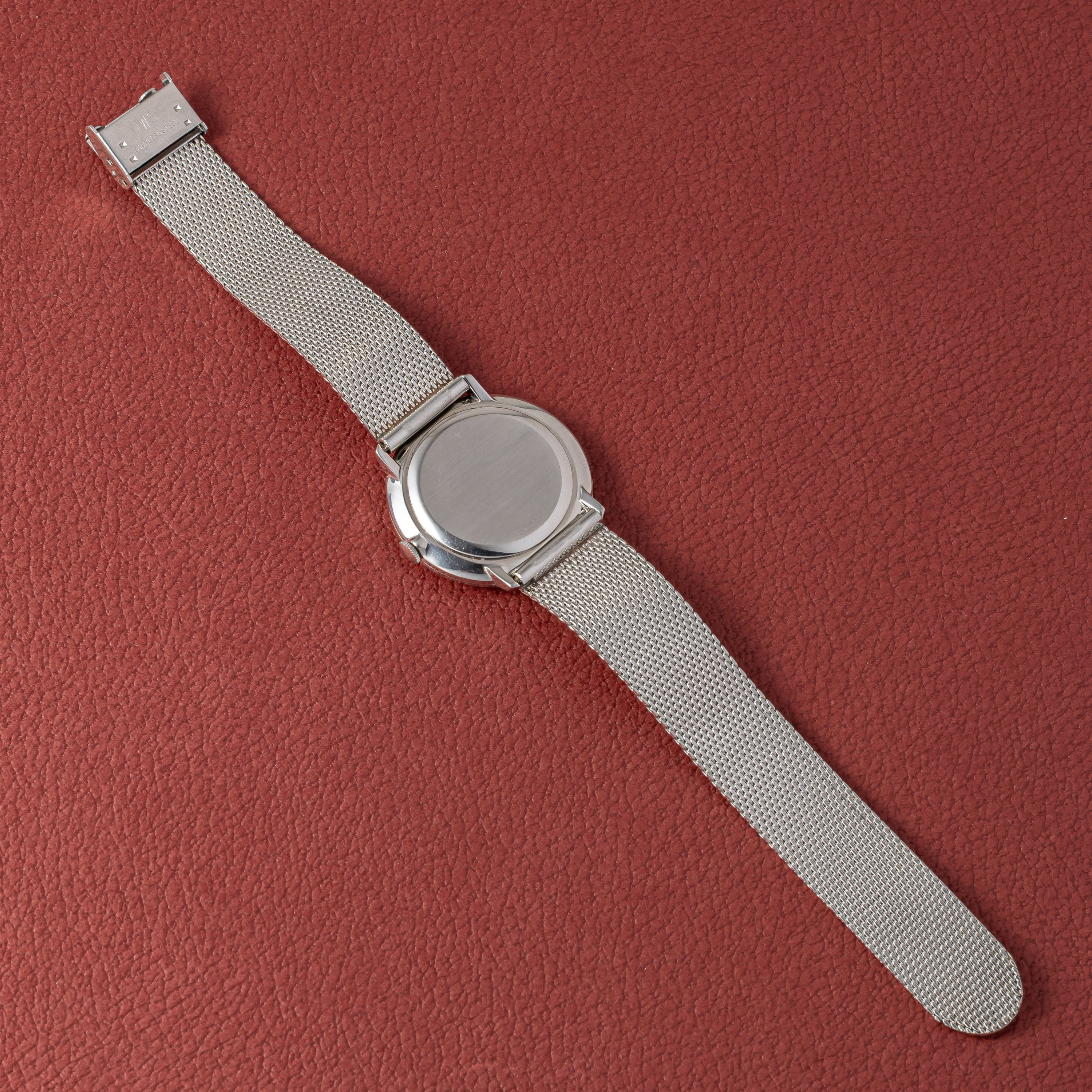 IWC ラウンドケース 1969年製 手巻き Cal.402 ホワイトローマンダイヤル