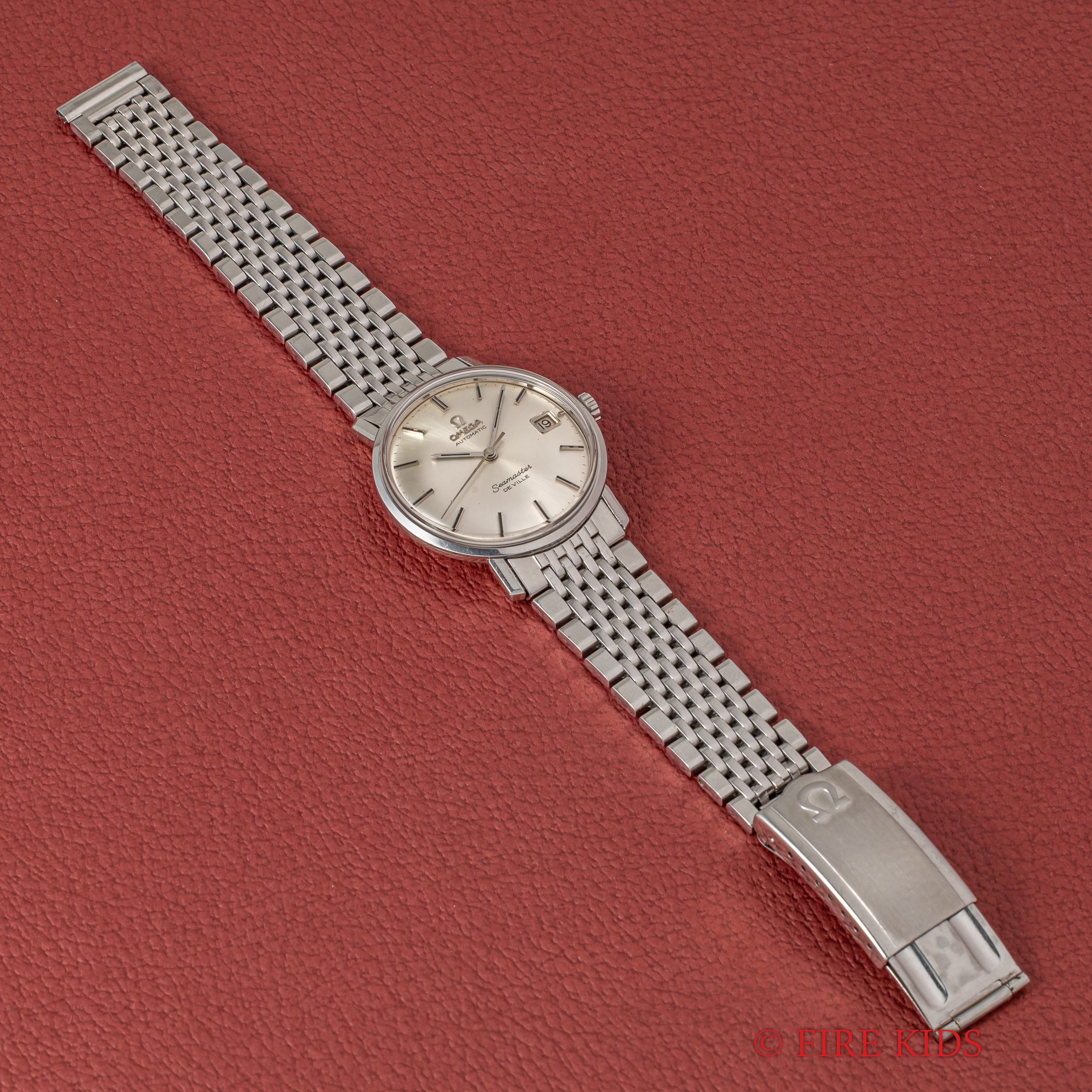 オメガ シーマスター デ・ヴィル 1966年製 自動巻 cal.565 純正ブレス付き