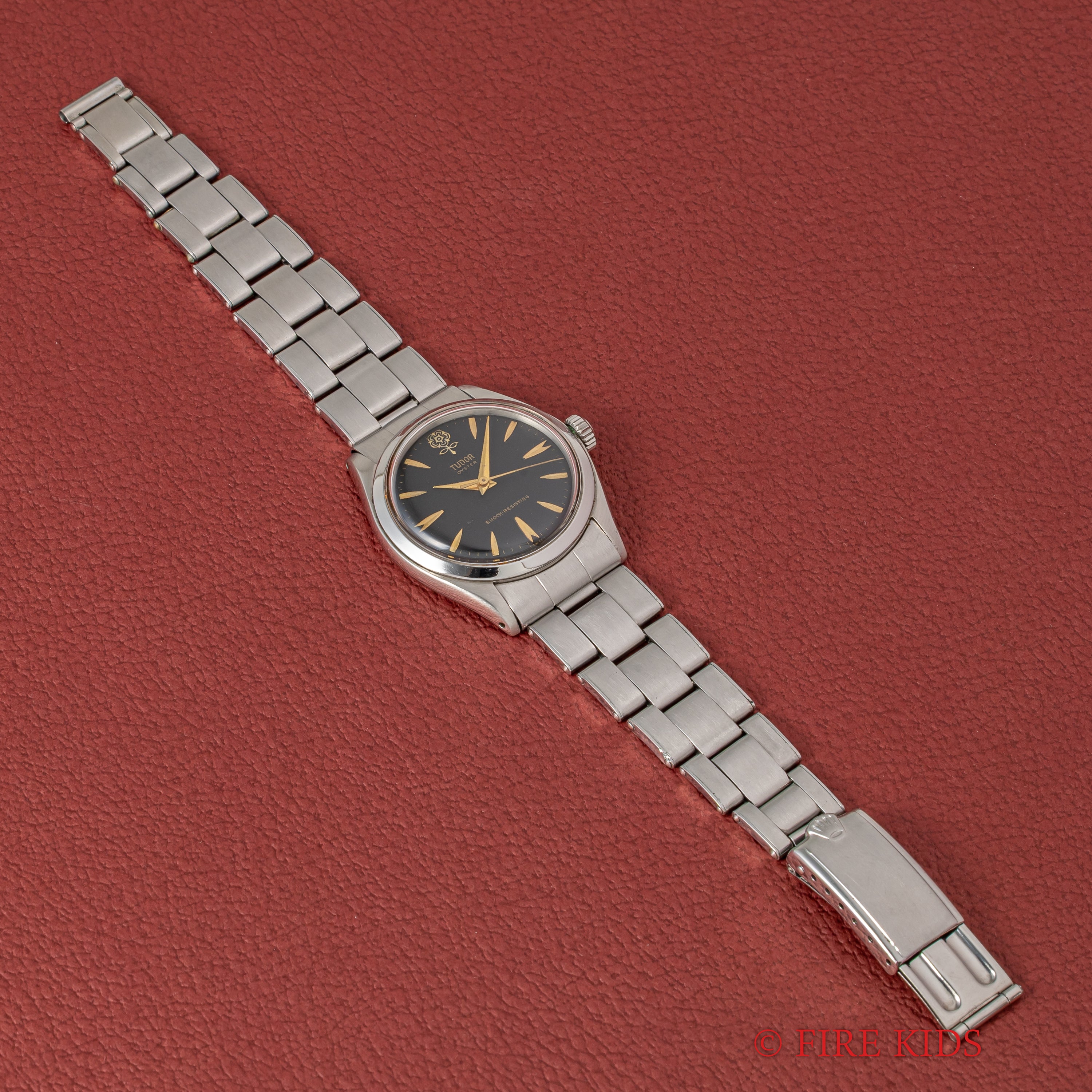 チューダー オイスター デカバラ リダンブラック 1962年製 Ref.7934 リベットブレス