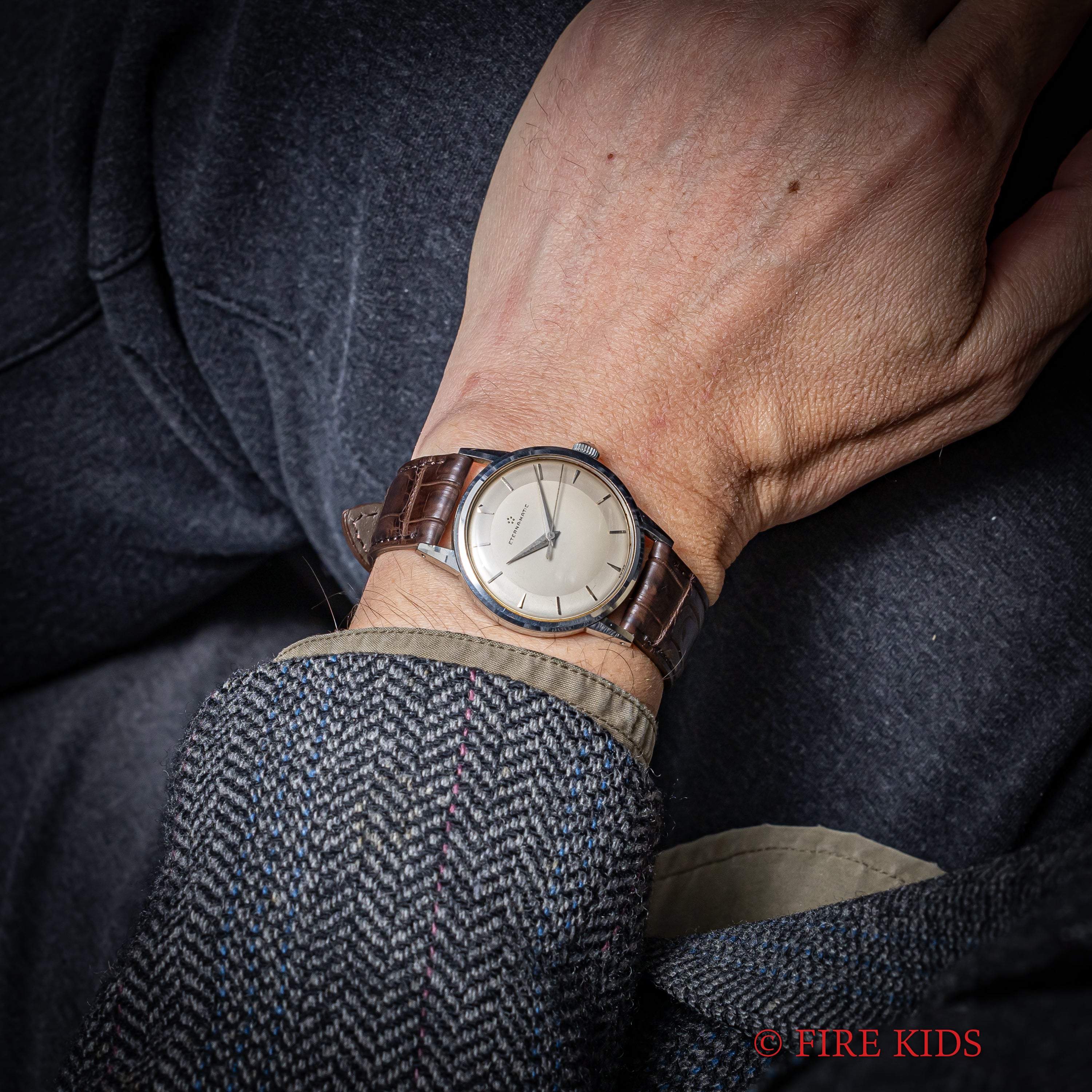 エテルナ マチック ツートーンダイヤル 1950年代製 自動巻 cal.1416U