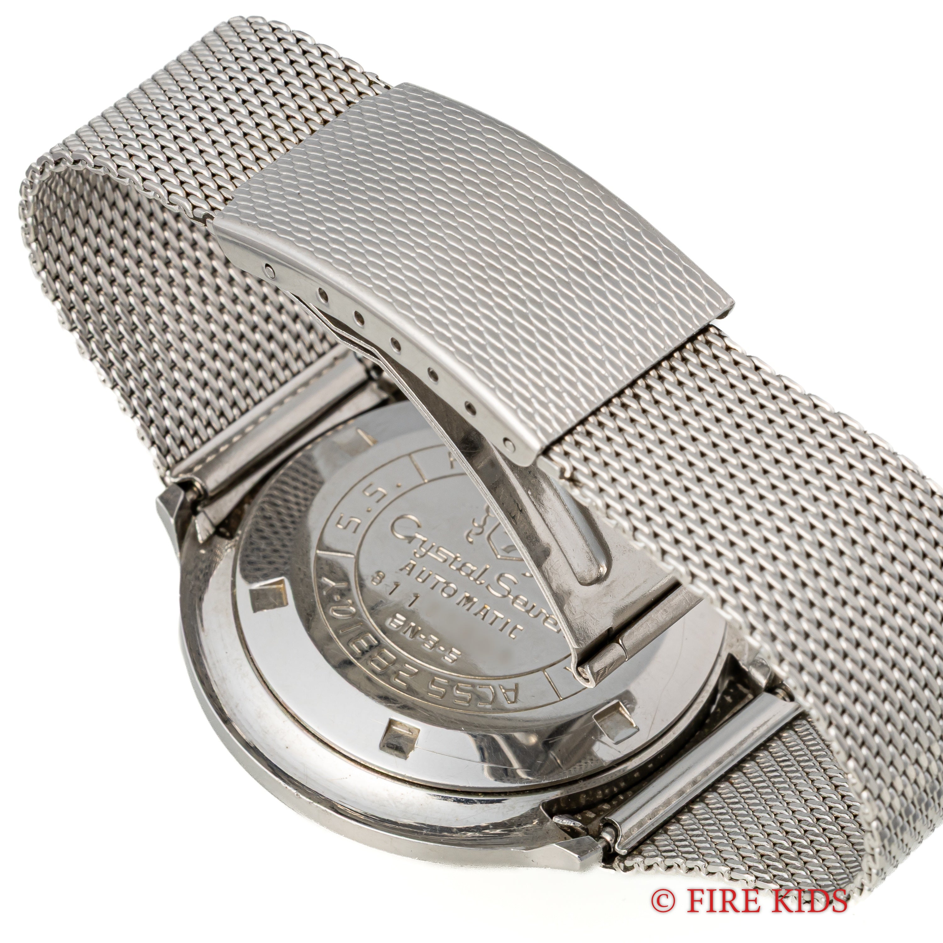 シチズン クリスタルセブン ナイアガラ 1968年製 自動巻 純正メッシュブレス 30石 ノンポリッシュ