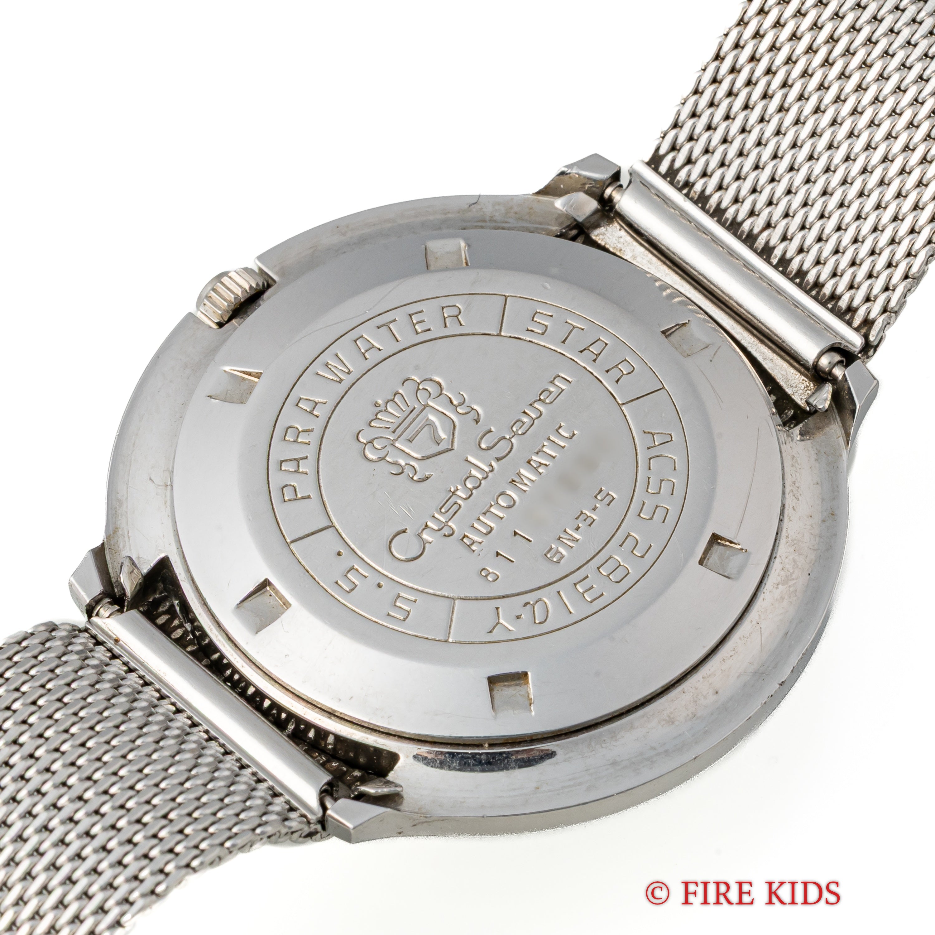 シチズン クリスタルセブン ナイアガラ 1968年製 自動巻 純正メッシュブレス 30石 ノンポリッシュ