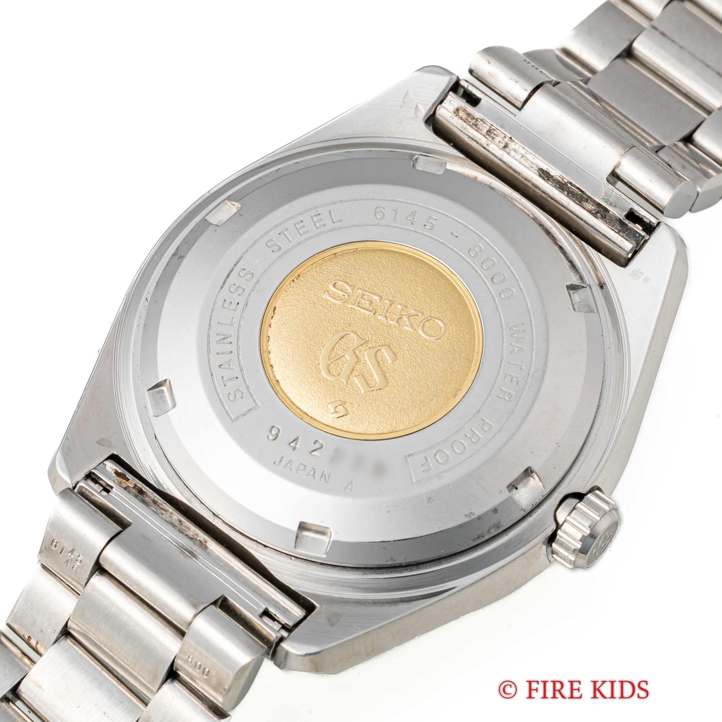 グランドセイコー ハイビート 36000 1969年製 Ref.6145-8000 61GS クロスライン 純正ブレス付き