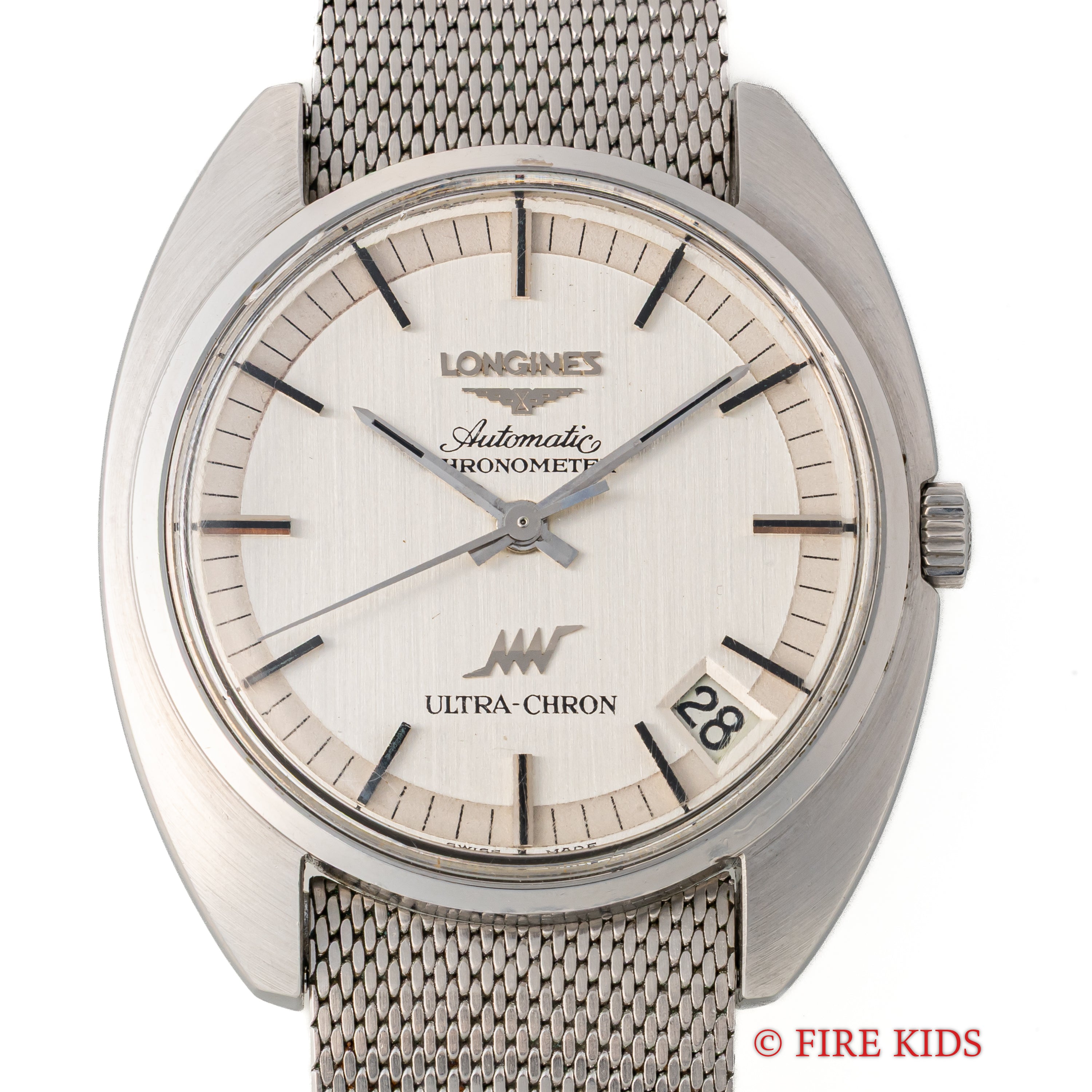 ロンジン ウルトラクロン クロノメーター 1969年製 10振動自動巻 Cal.431 Ref.8355 純正ブレス 箱付