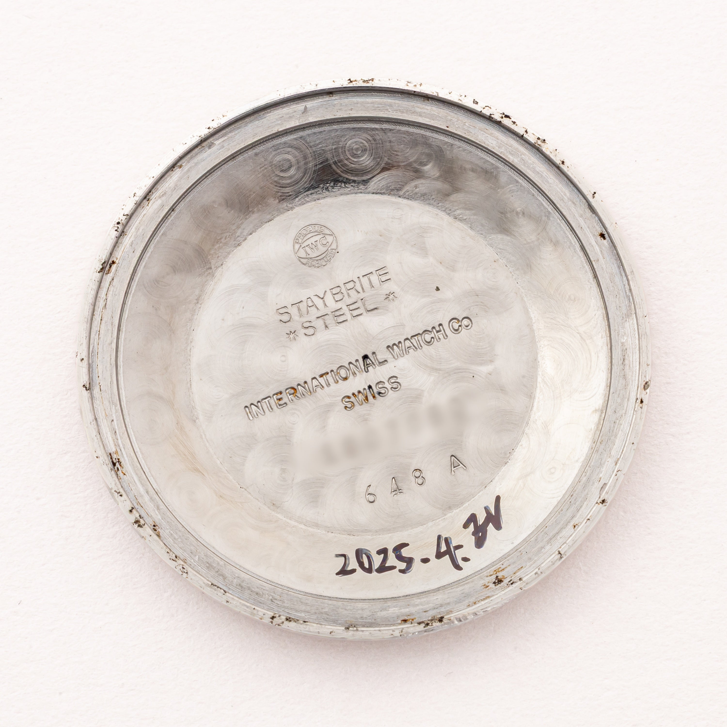 IWC ペラトン式自動巻36㎜ジャンボケース 1963年製 Cal.853 お魚リューズ