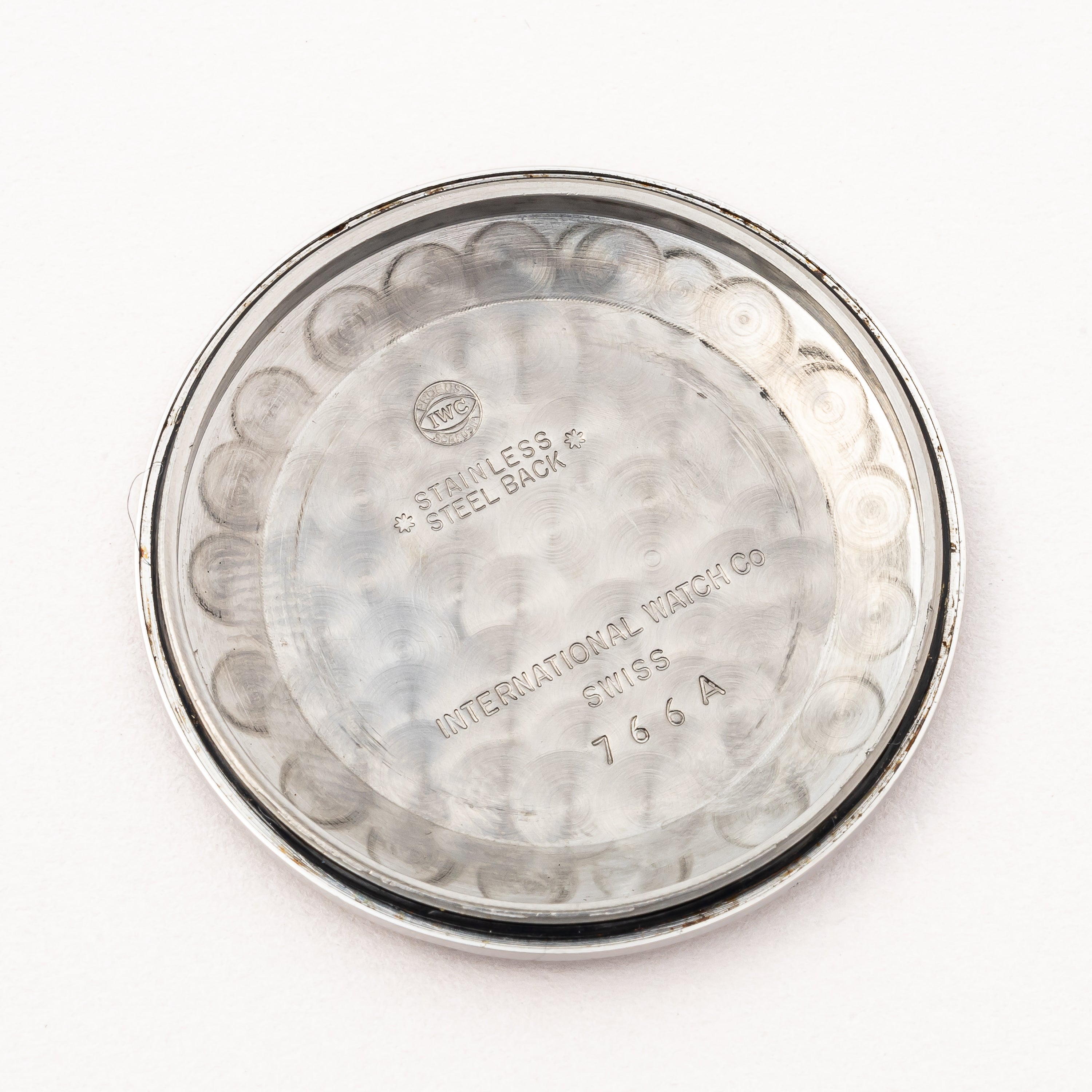 IWC 14金無垢インヂュニア 1963年製 Ref.766A バックステン ペラトン式自動巻Cal.8531 純正尾錠付き