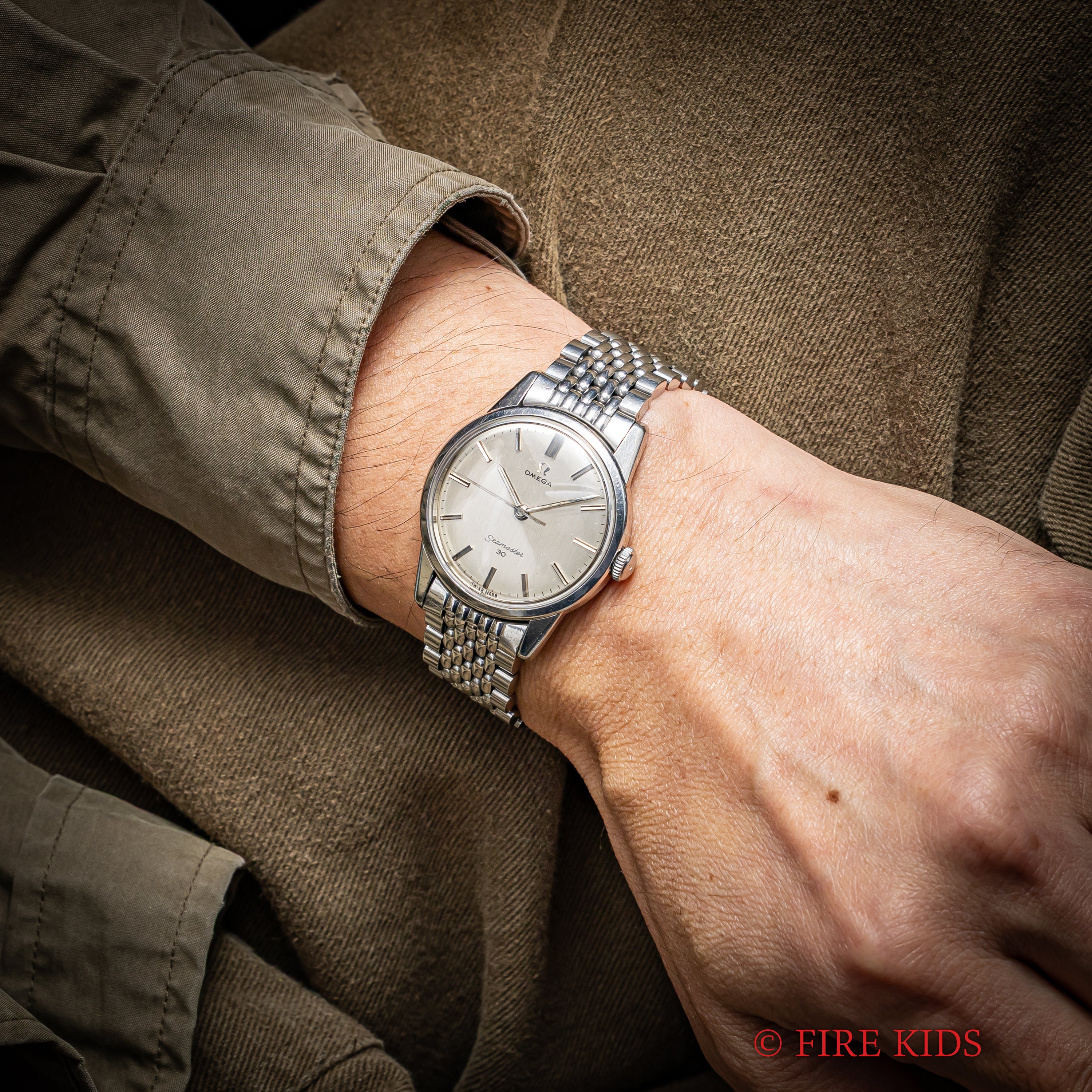 オメガ シーマスター30 1963年製 手巻き Cal.286 30mmキャリバー 純正ライスブレス付き