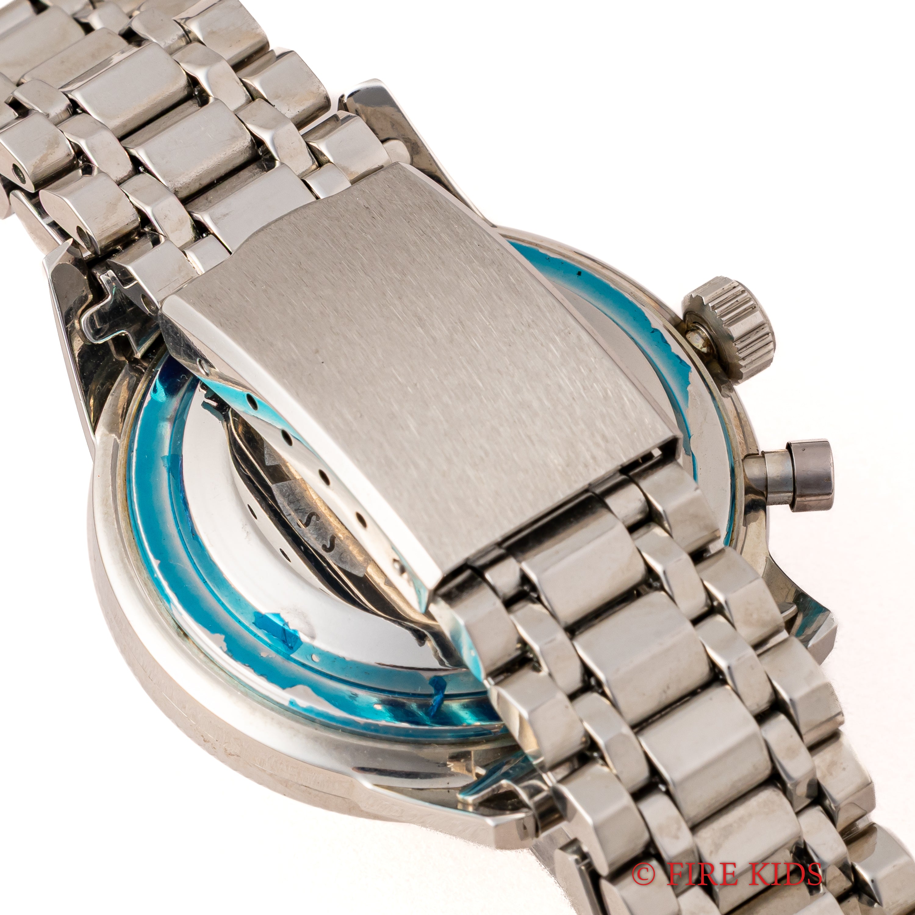 セイコー ワンプッシュクロノ 1964年製 Ref.5717-8990 手巻き カレンダー付き ステンレスベゼル 純正ブレス付き