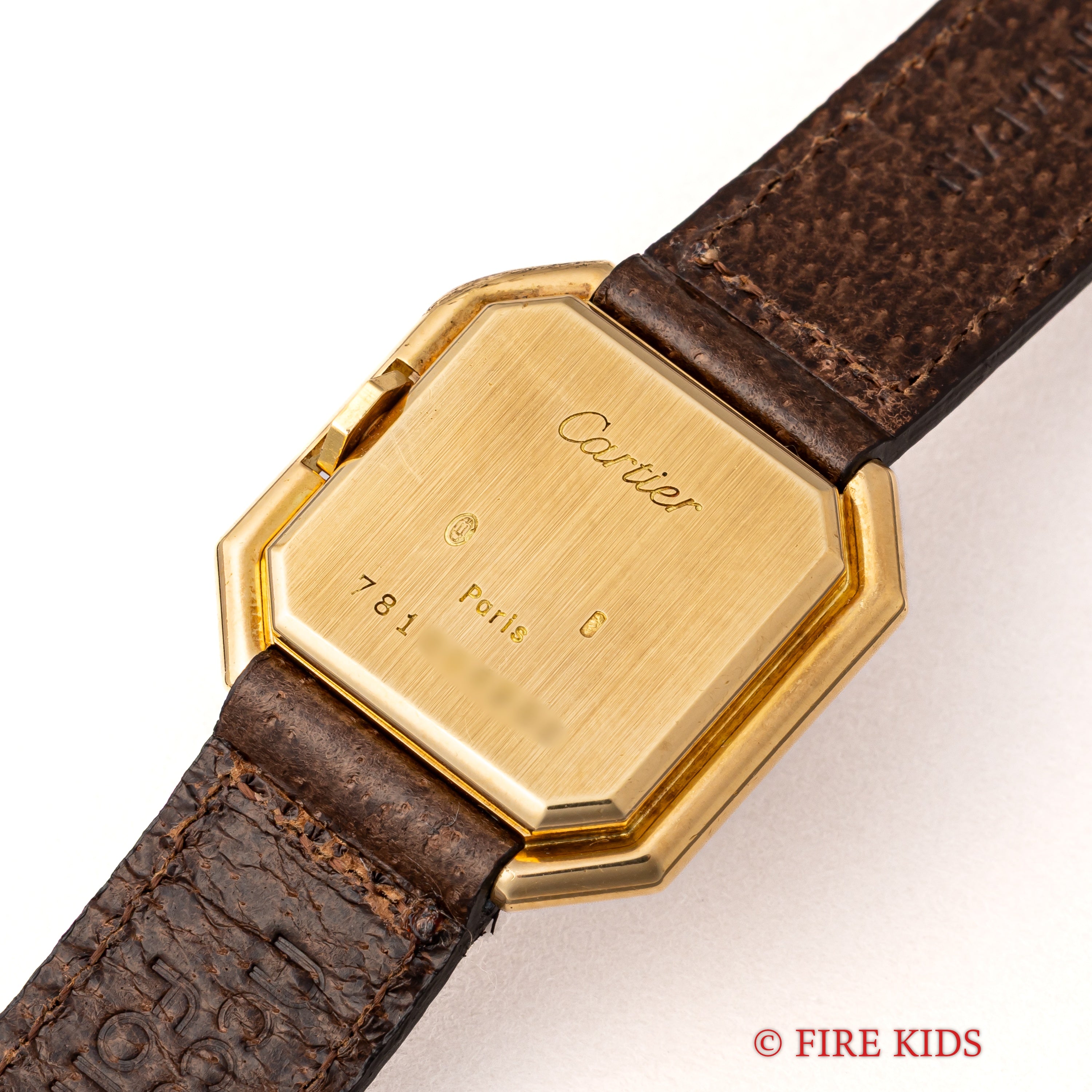 カルティエ サンチュール SMサイズ 18金無垢イエローゴールド 1970年代製 手巻き 純正尾錠付き