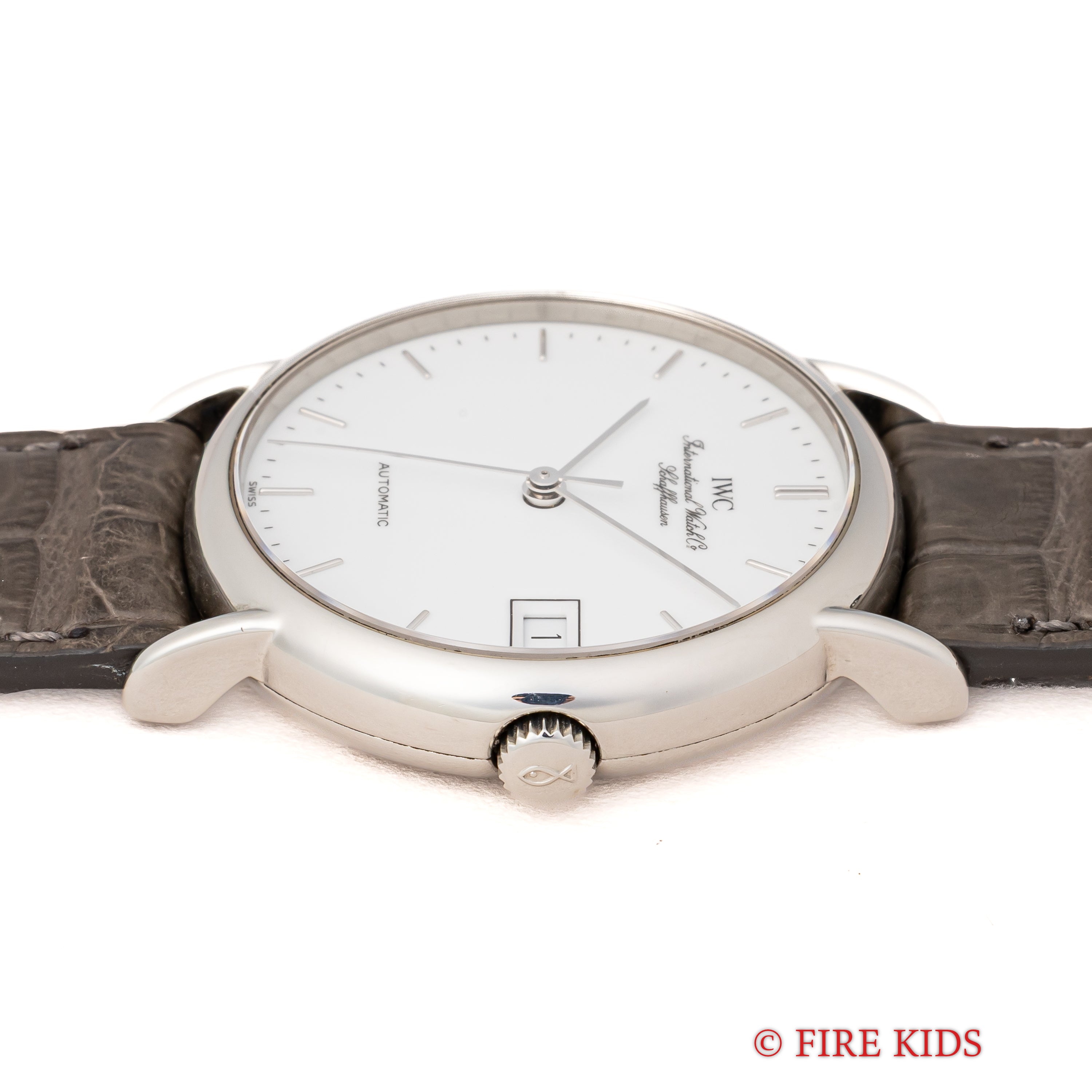 IWC ポートフィノ 1994年製 自動巻 ホワイトエナメルダイヤル 純正尾錠付き