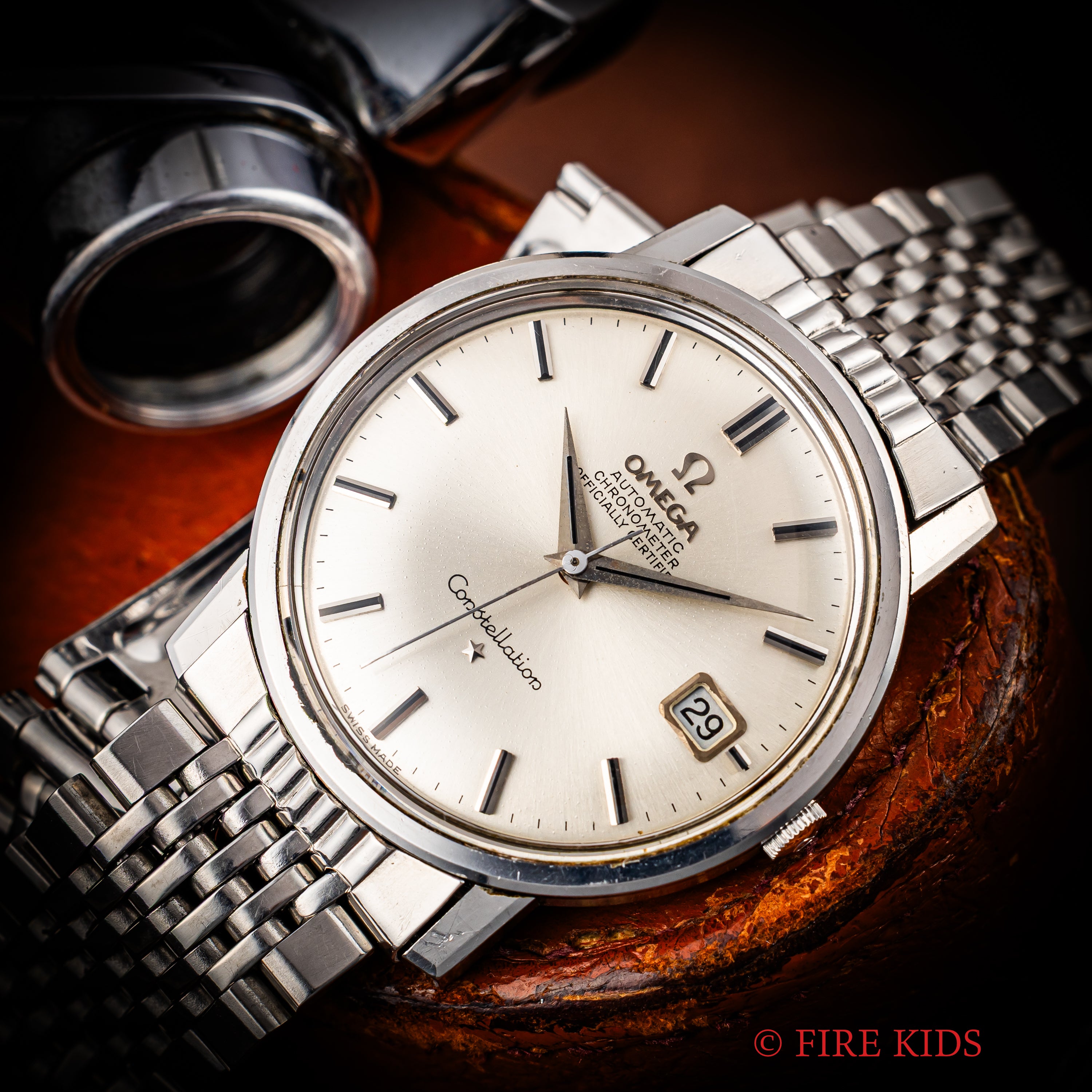 オメガ コンステレーション 自動巻きクロノメーター 1966年製 Ref.168.010 Cal.564 純正ブレス