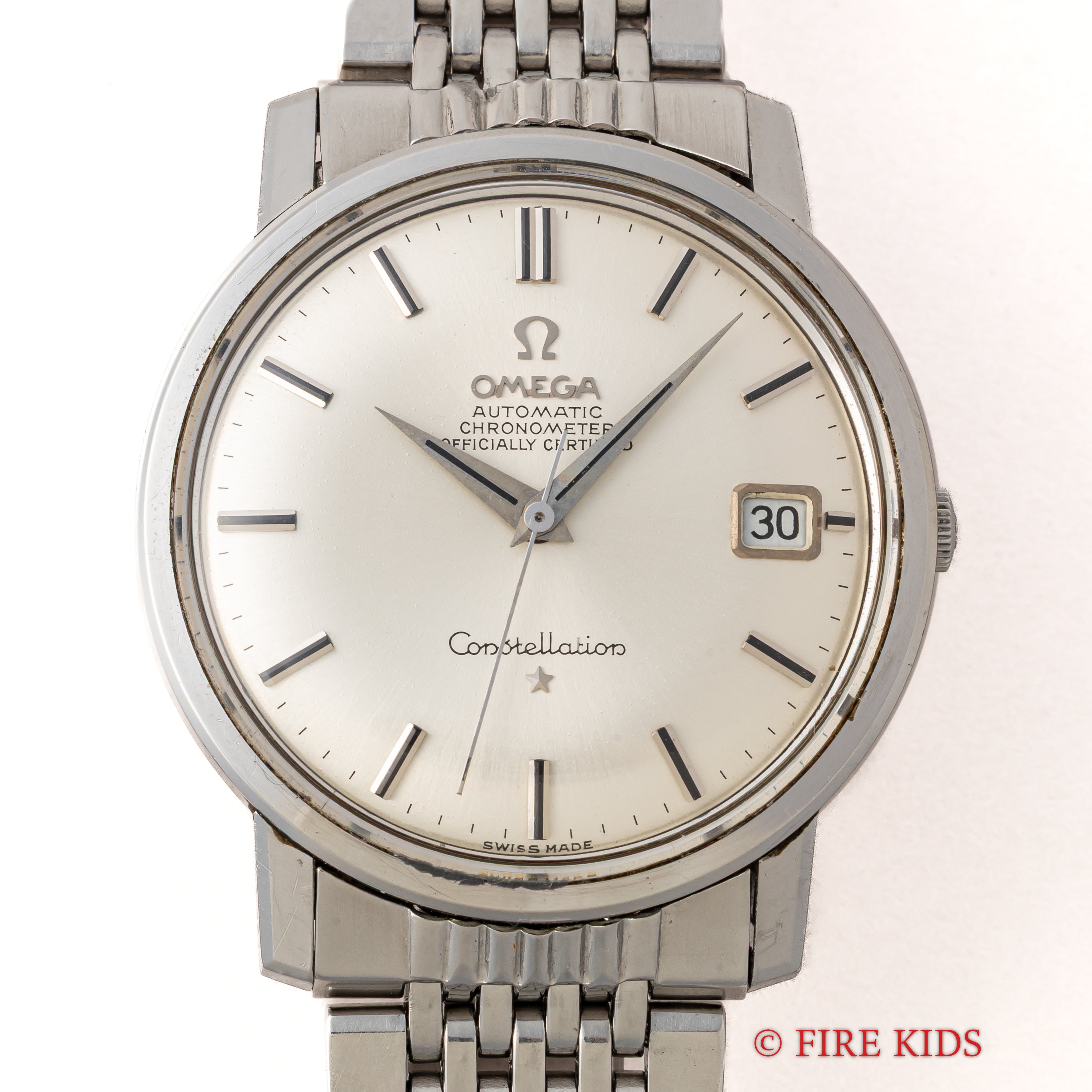 オメガ コンステレーション 自動巻きクロノメーター 1966年製 Ref.168.010 Cal.564 純正ブレス