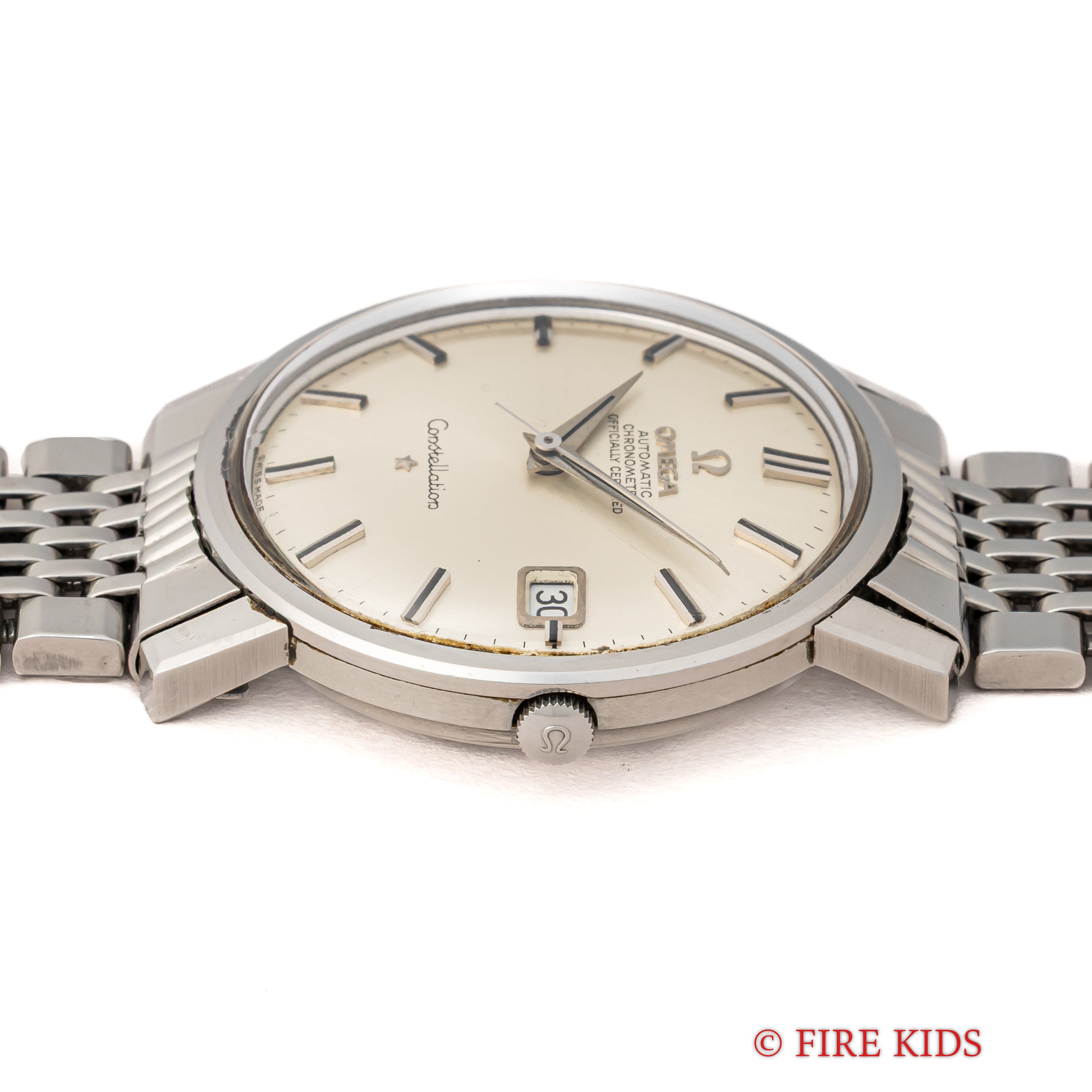 オメガ コンステレーション 自動巻きクロノメーター 1966年製 Ref.168.010 Cal.564 純正ブレス