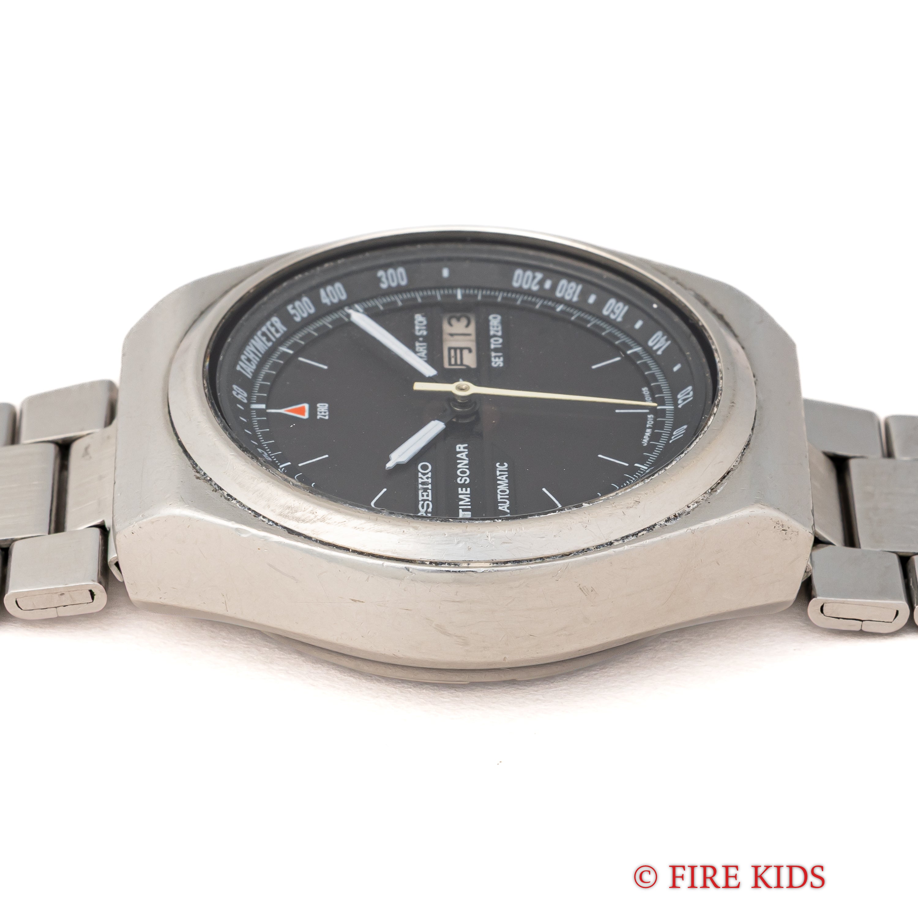 セイコー タイムソナー 1970年代製 Ref.7015-6010 両面スケルトン 自動巻クロノグラフ