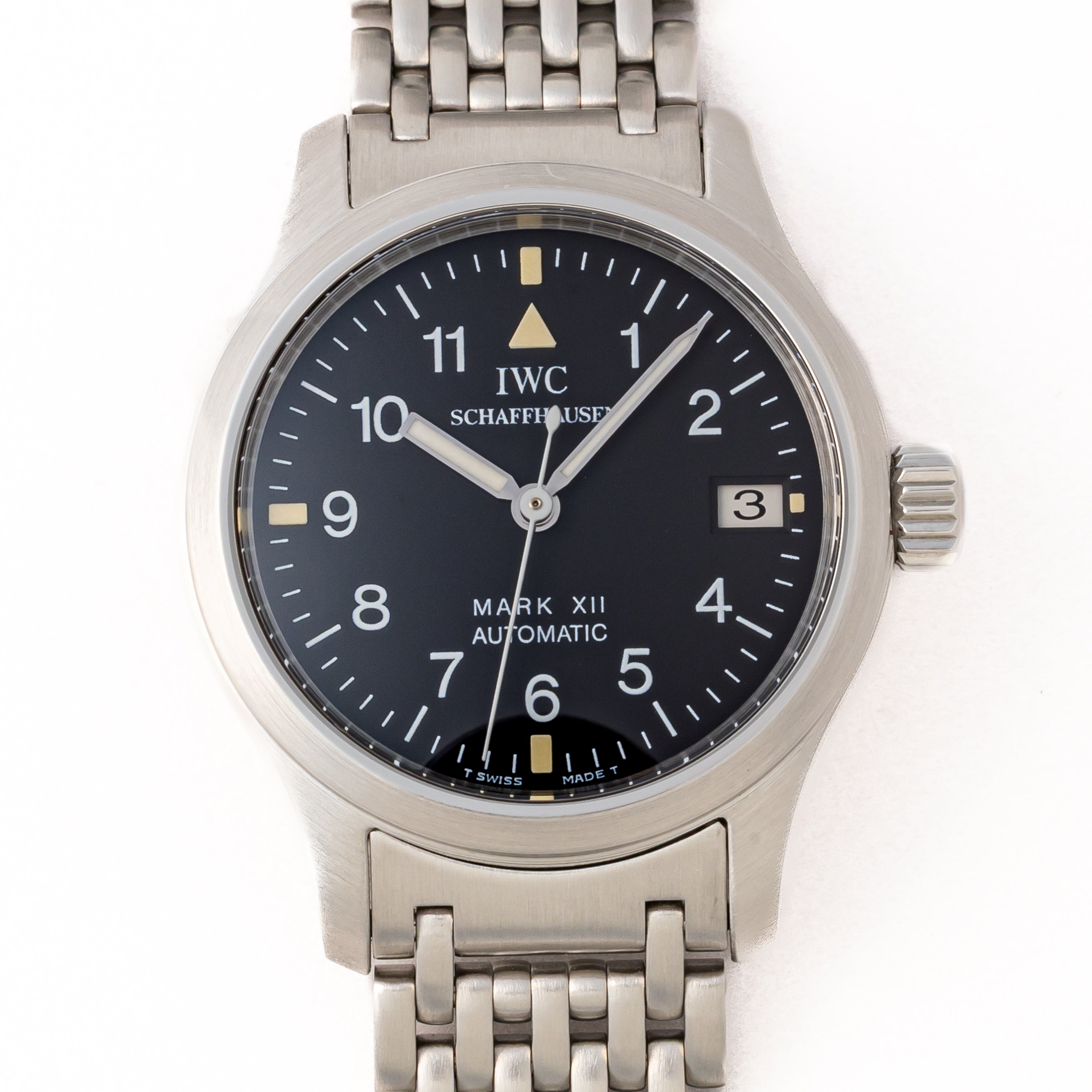 IWC マーク12 レディース 純正ステンレスブレス 2000年製(平成12年)箱・ギャラ付