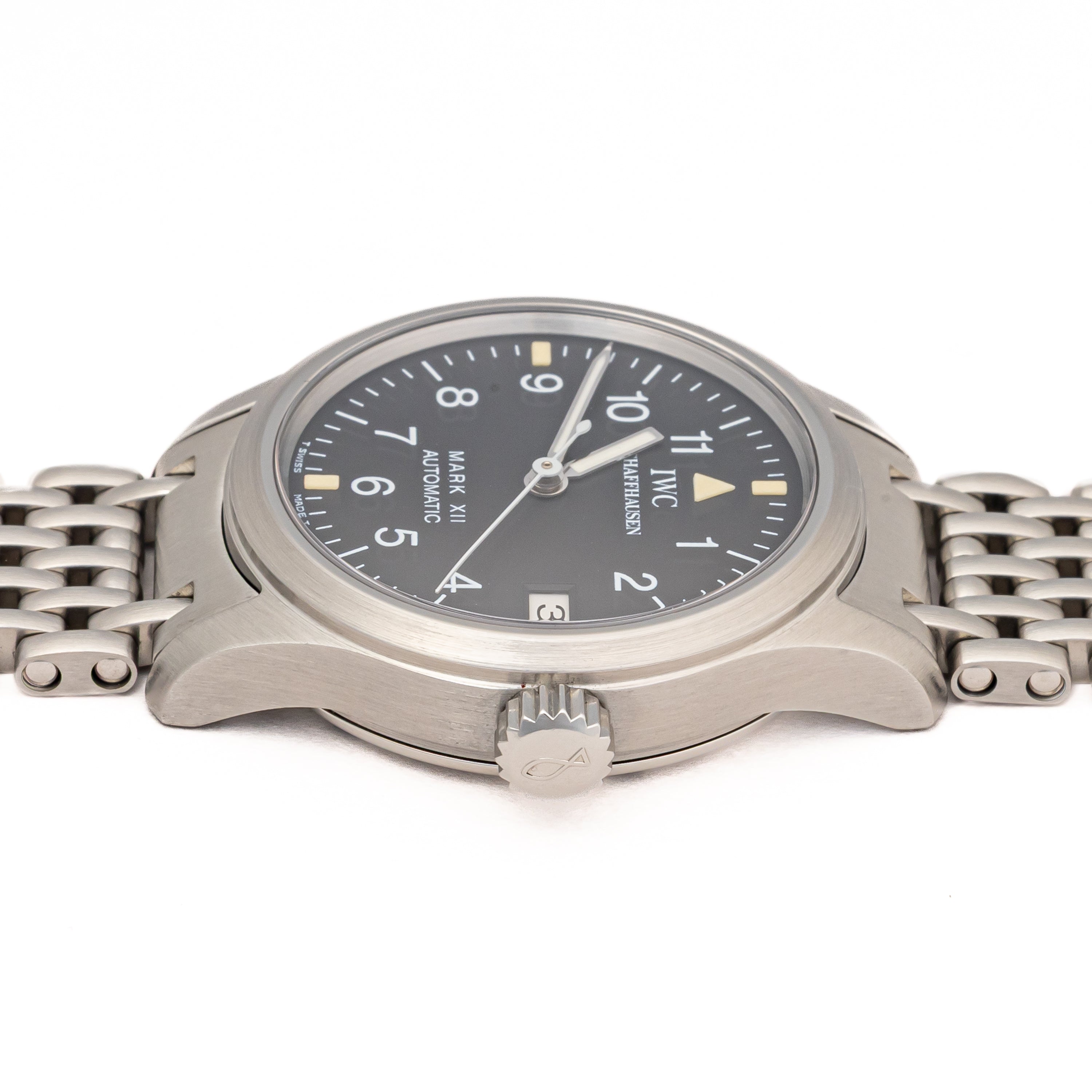 IWC マーク12 レディース 純正ステンレスブレス 2000年製(平成12年)箱・ギャラ付