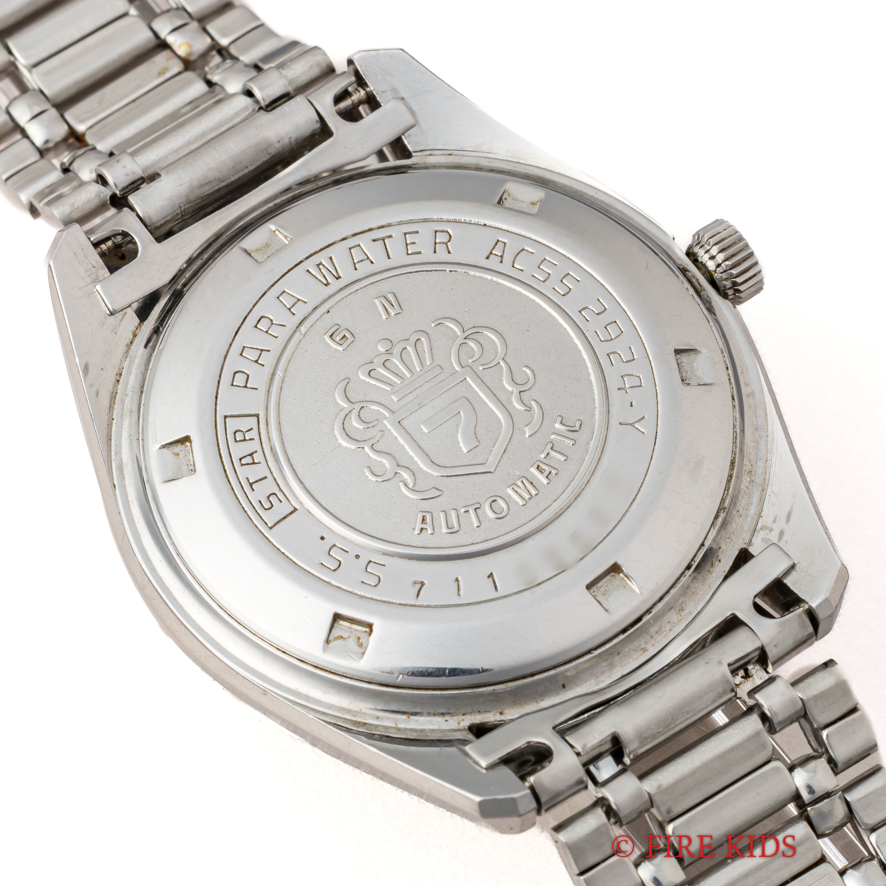 シチズン クリスタル7 43石 1967年製 自動巻 Cal.5204 純正ステンレスブレス