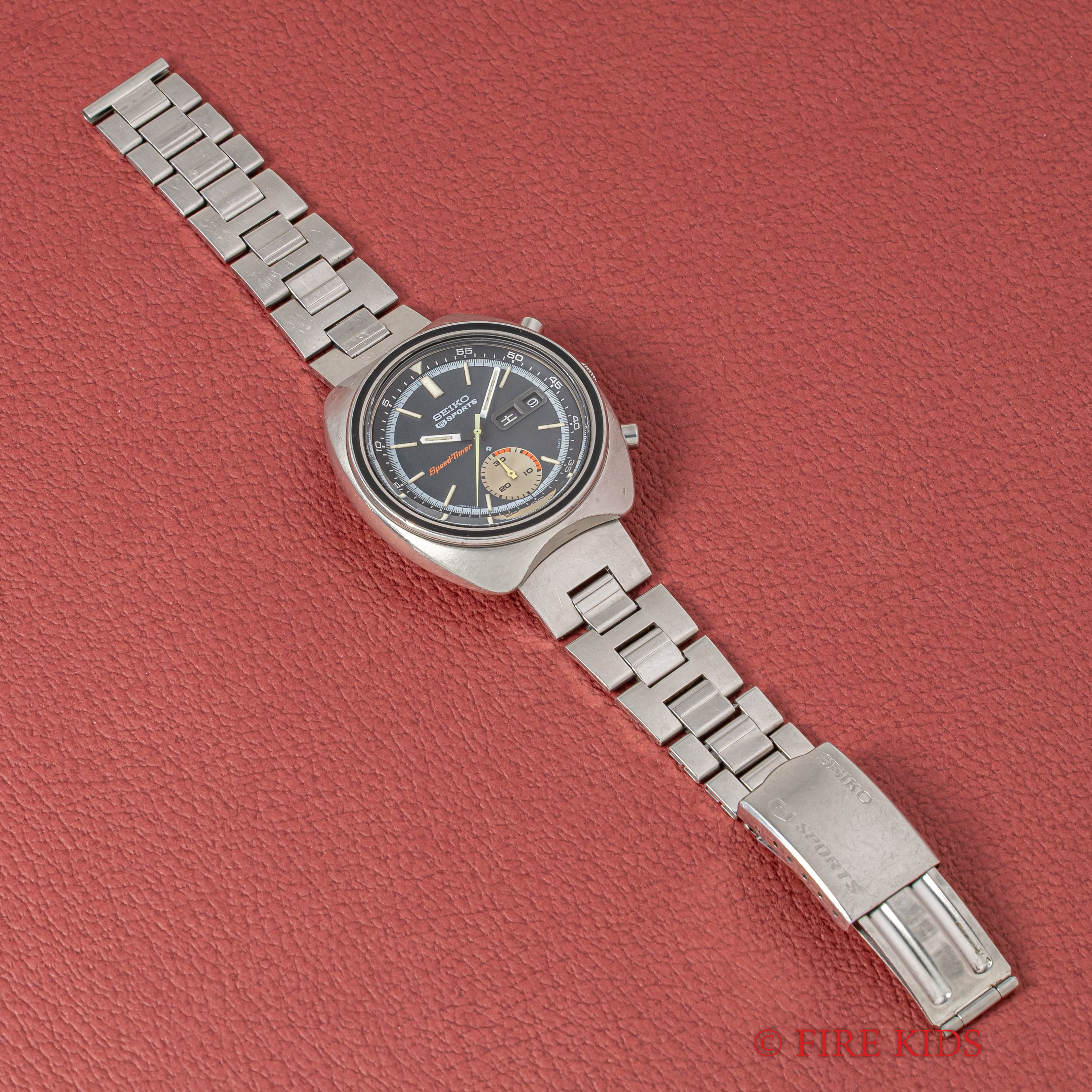セイコー スピードタイマー 5スポーツ Ref.6139-7020 1971年製 純正ブレス付き Cal.6139B 自動巻きクロノグラフ