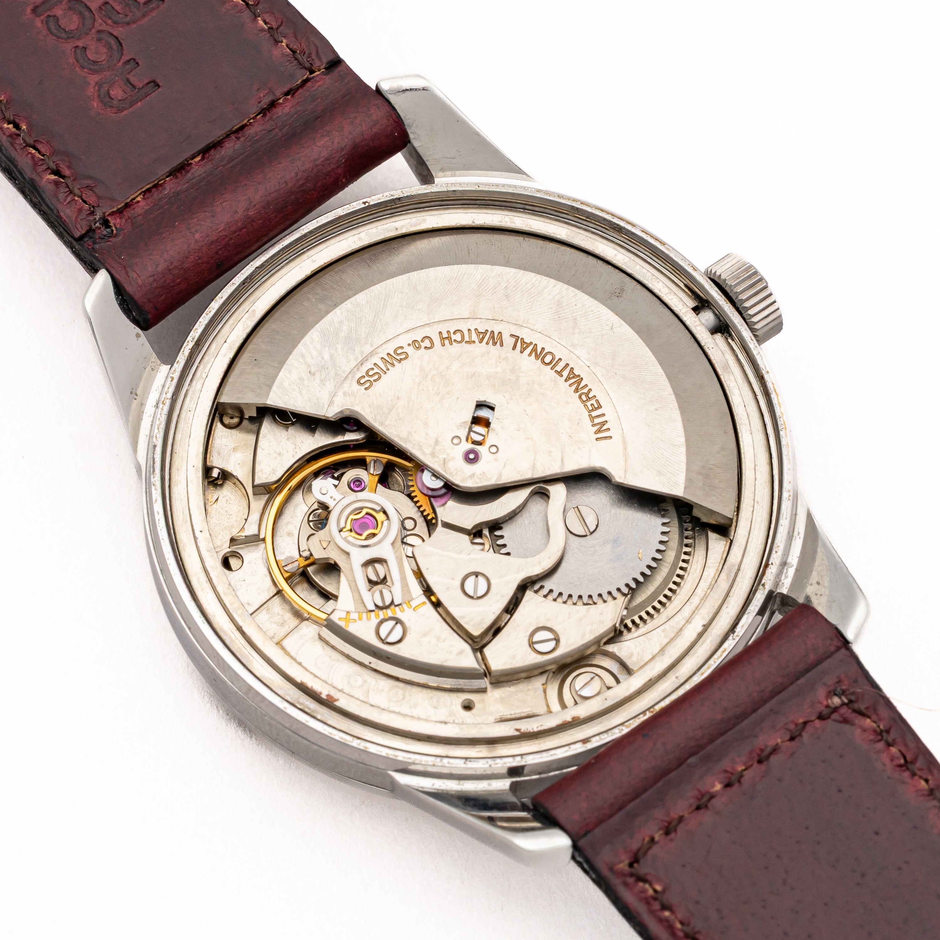 IWC ラウンドケース デイト ペラトン式 自動巻き 1967年製 Ref.R810A Cal.8541 ギャラ付き