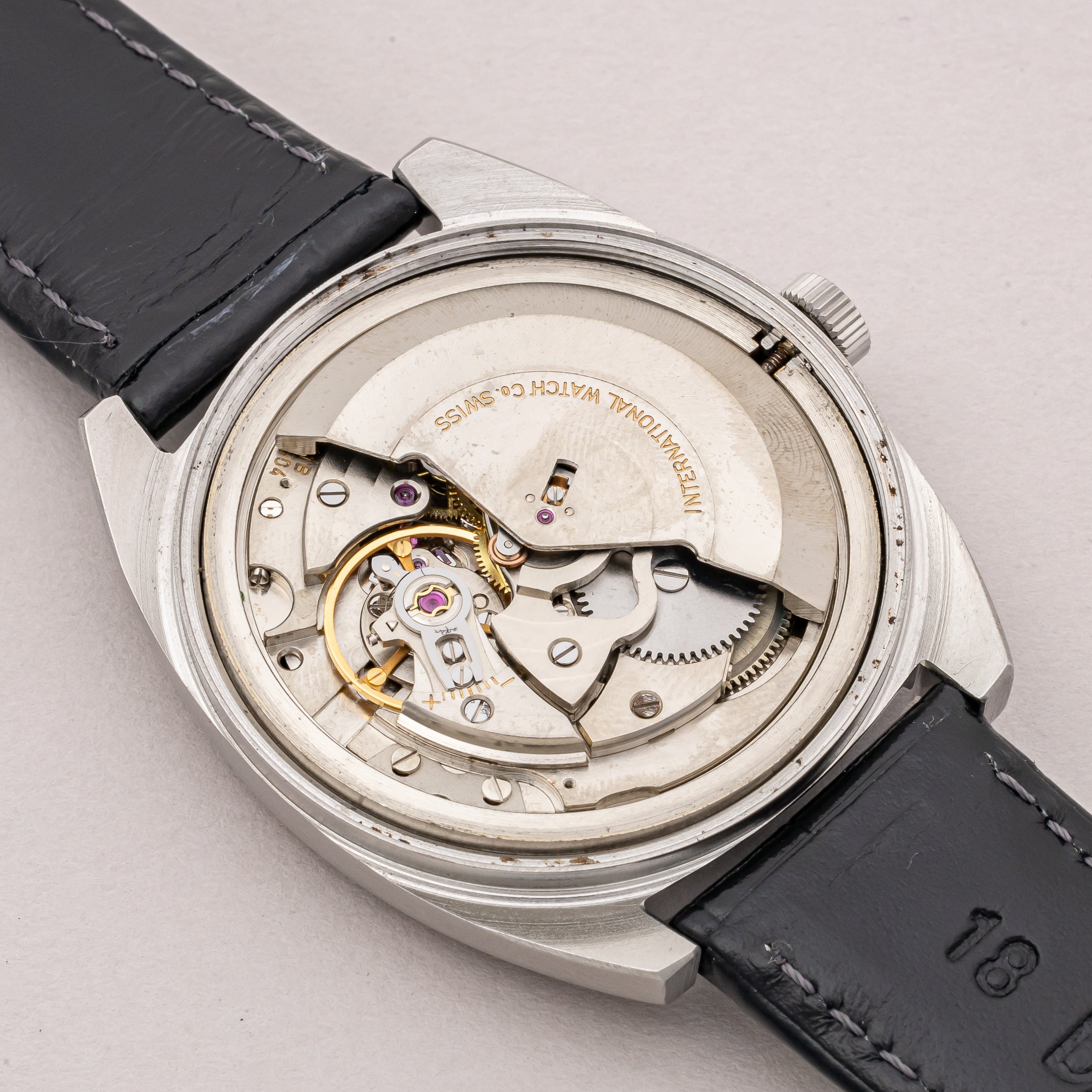 IWCトノー型 チューラーWネーム 1970年製/昭和45年製 純正尾錠付き ペラトン式自動巻き Cal.8541B