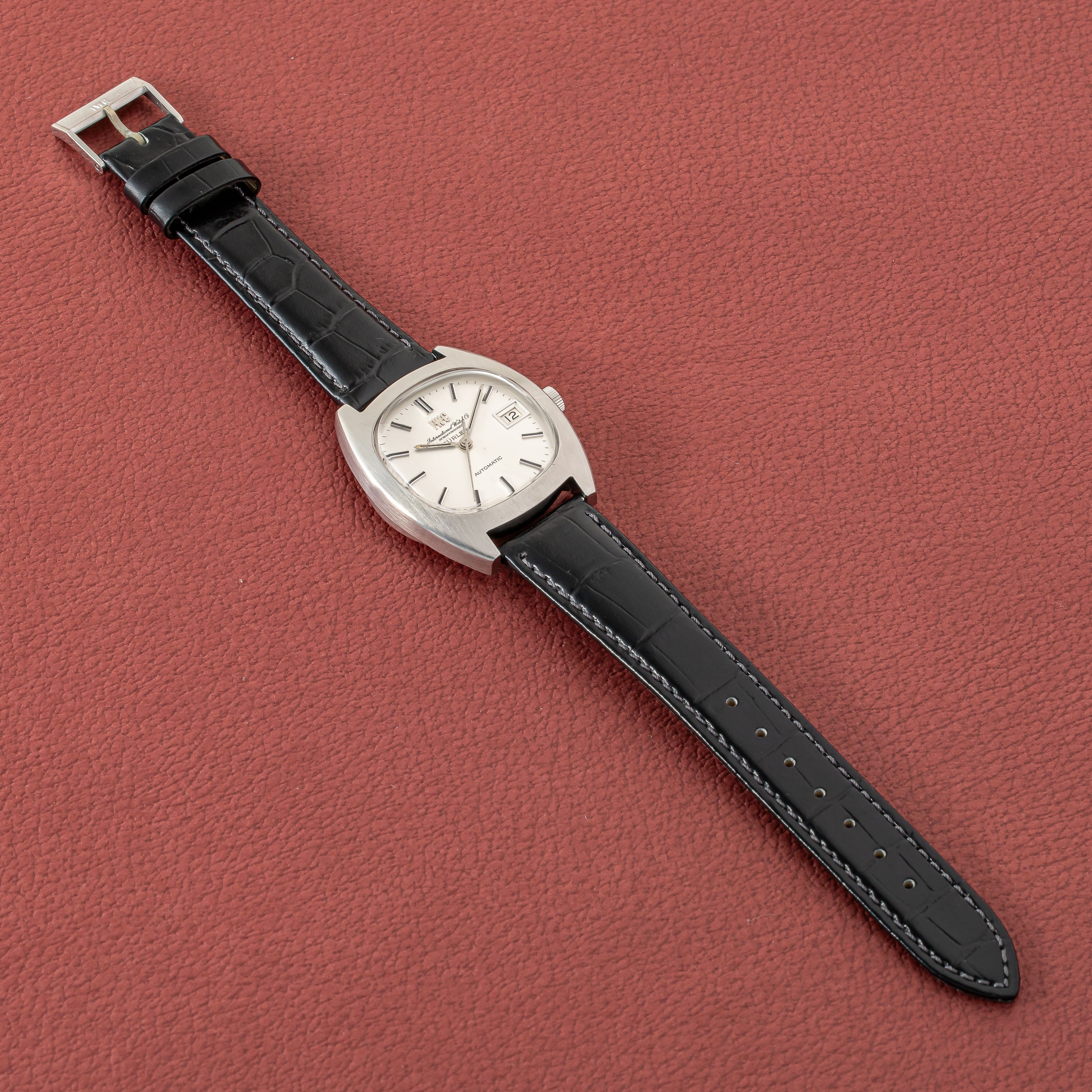 IWCトノー型 チューラーWネーム 1970年製/昭和45年製 純正尾錠付き ペラトン式自動巻き Cal.8541B