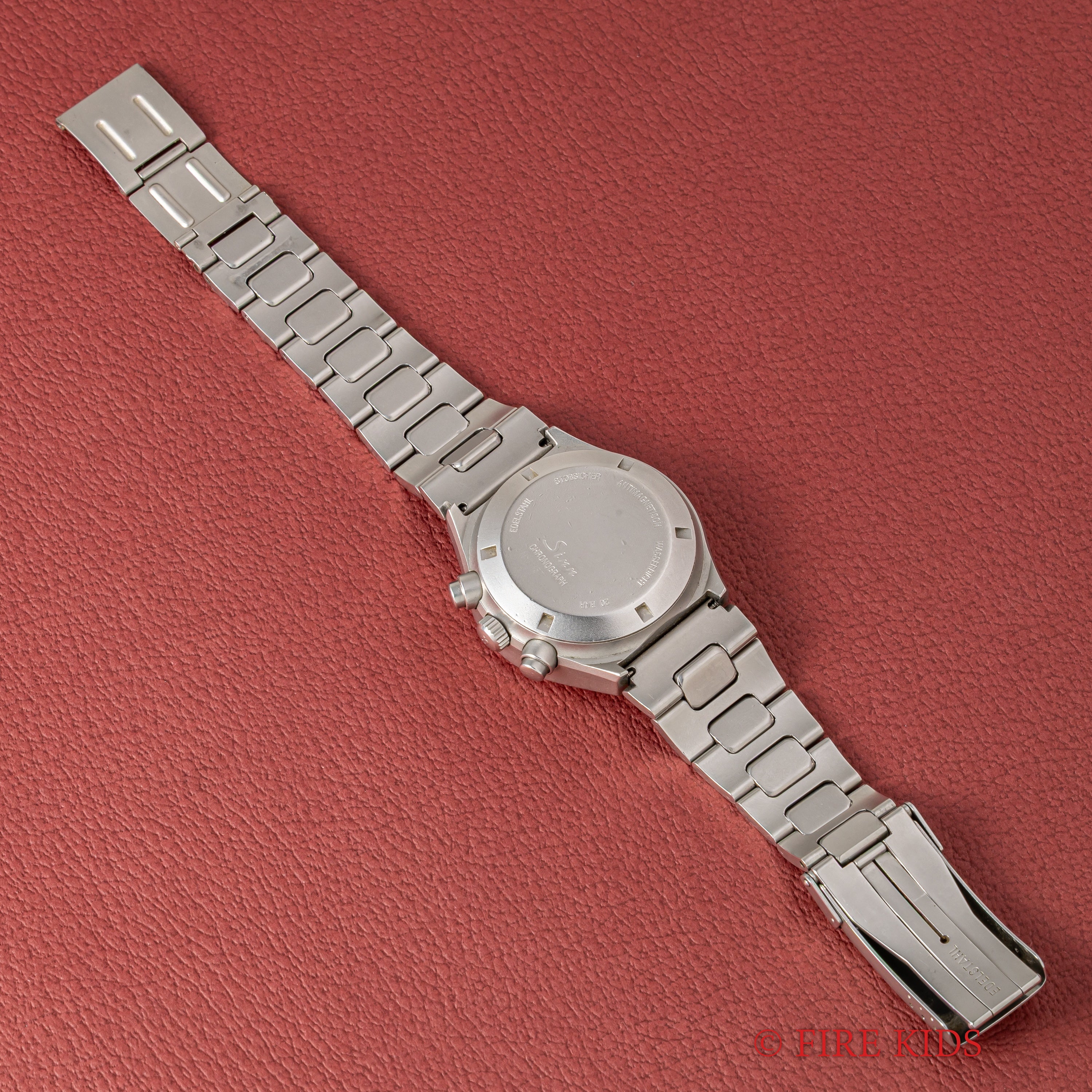 ジン クロノグラフ 157.M 2000年発行ギャラ(平成12年)自動巻 Cal.レマニア5100 純正ブレス 箱ギャラ