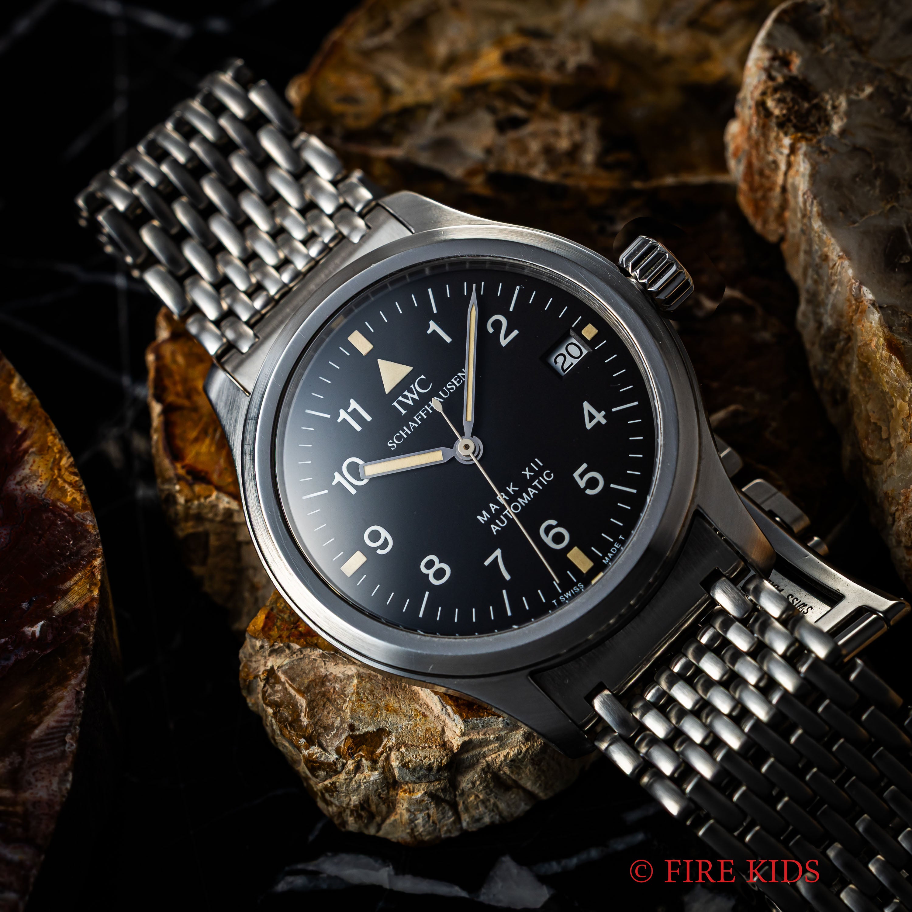 IWC マーク12 1995年製 Cal.884/2 Ref.3241 自動巻き 純正ブレス ギャランティー、冊子付き