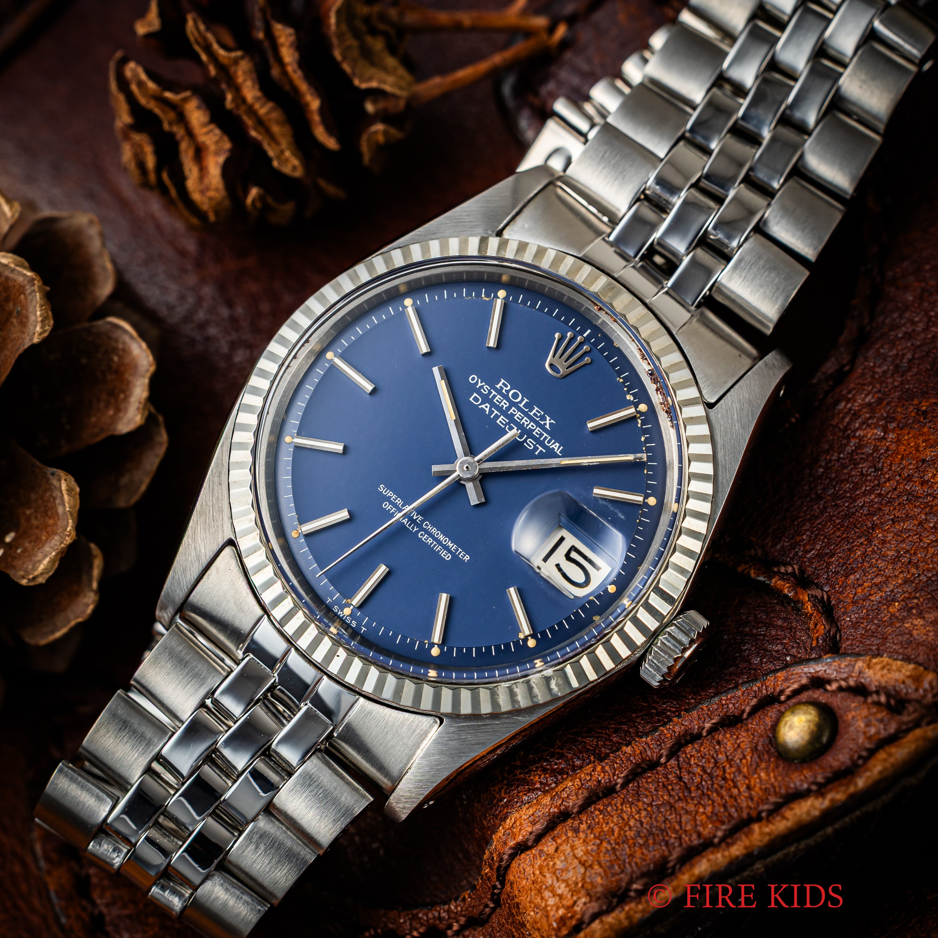 ロレックス デイトジャスト Ref.1601 ブルーダイヤル 1967年製 Cal.1570