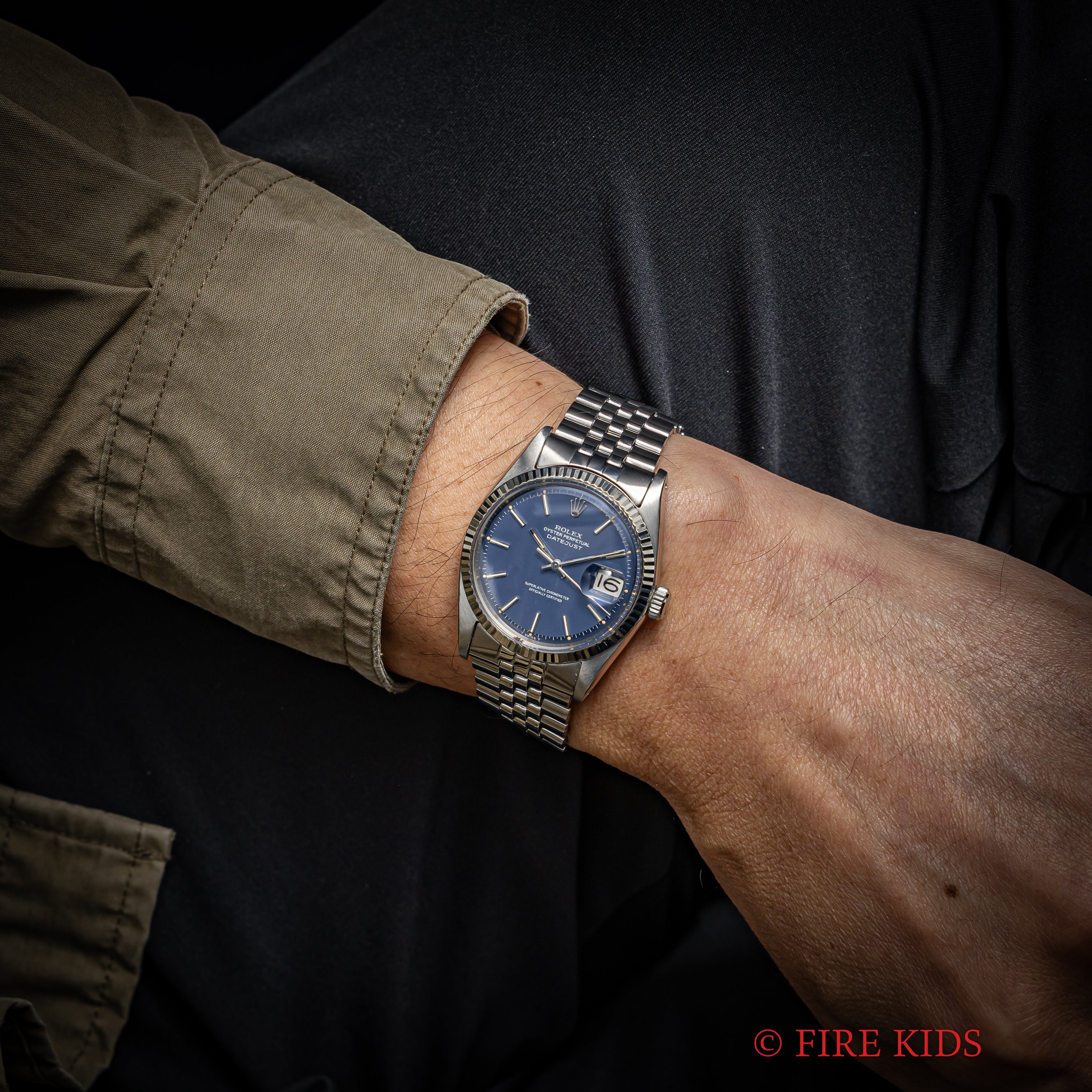 ロレックス デイトジャスト Ref.1601 ブルーダイヤル 1967年製 Cal.1570