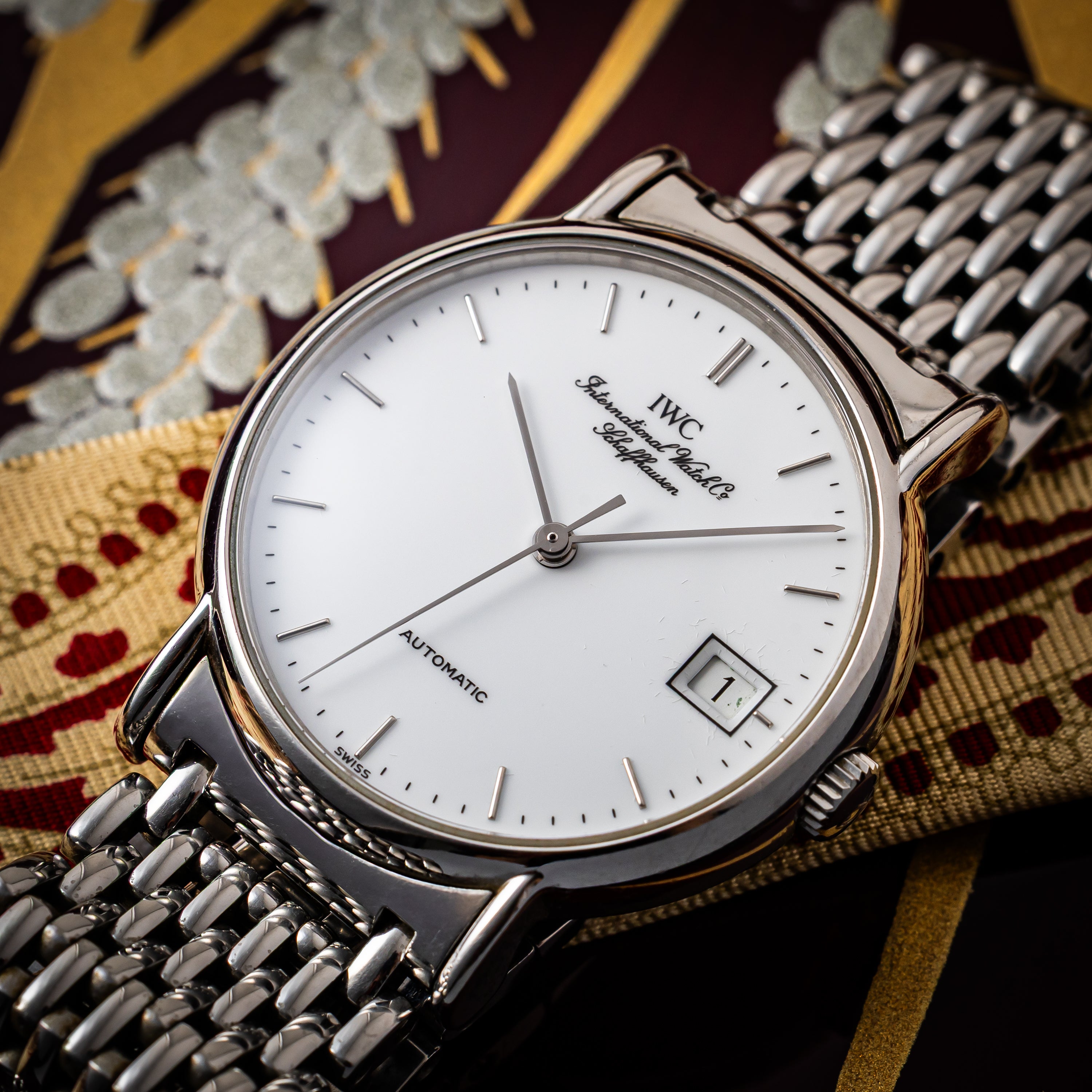 IWC ポートフィノ ホワイトダイアル 1991年製 自動巻き Ref.IW351324 純正ブレス付き