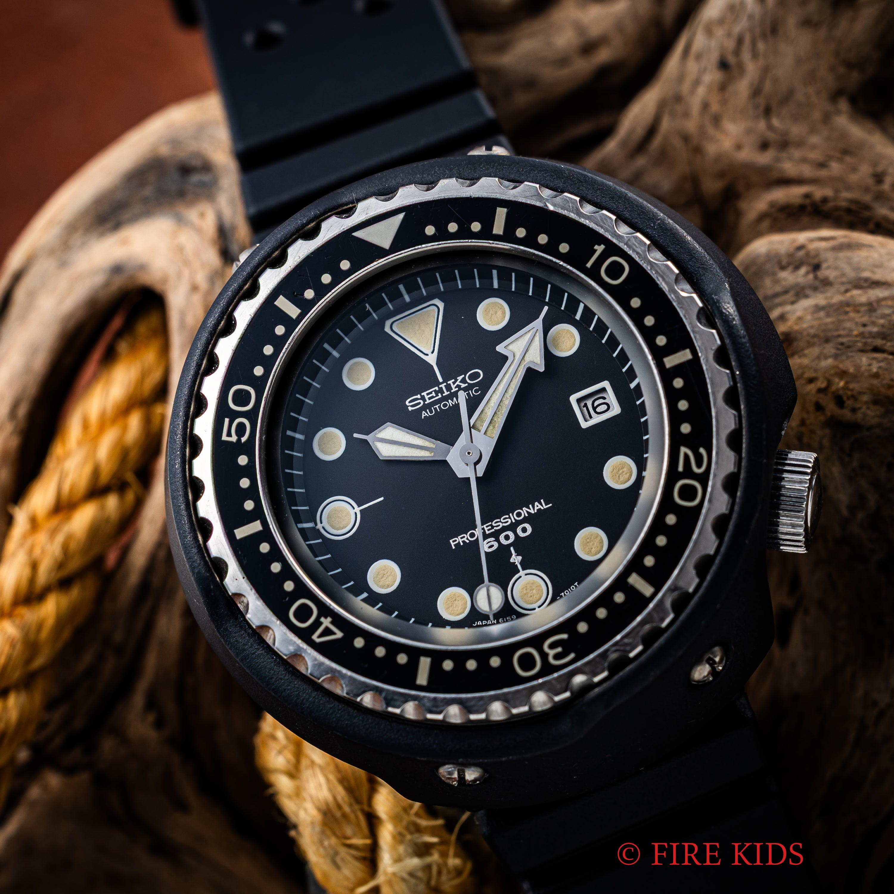 セイコー 600mプロフェショナルダイバー初期型 1975年製 Ref.6159-7010 元祖 ツナ缶 10振動自動巻