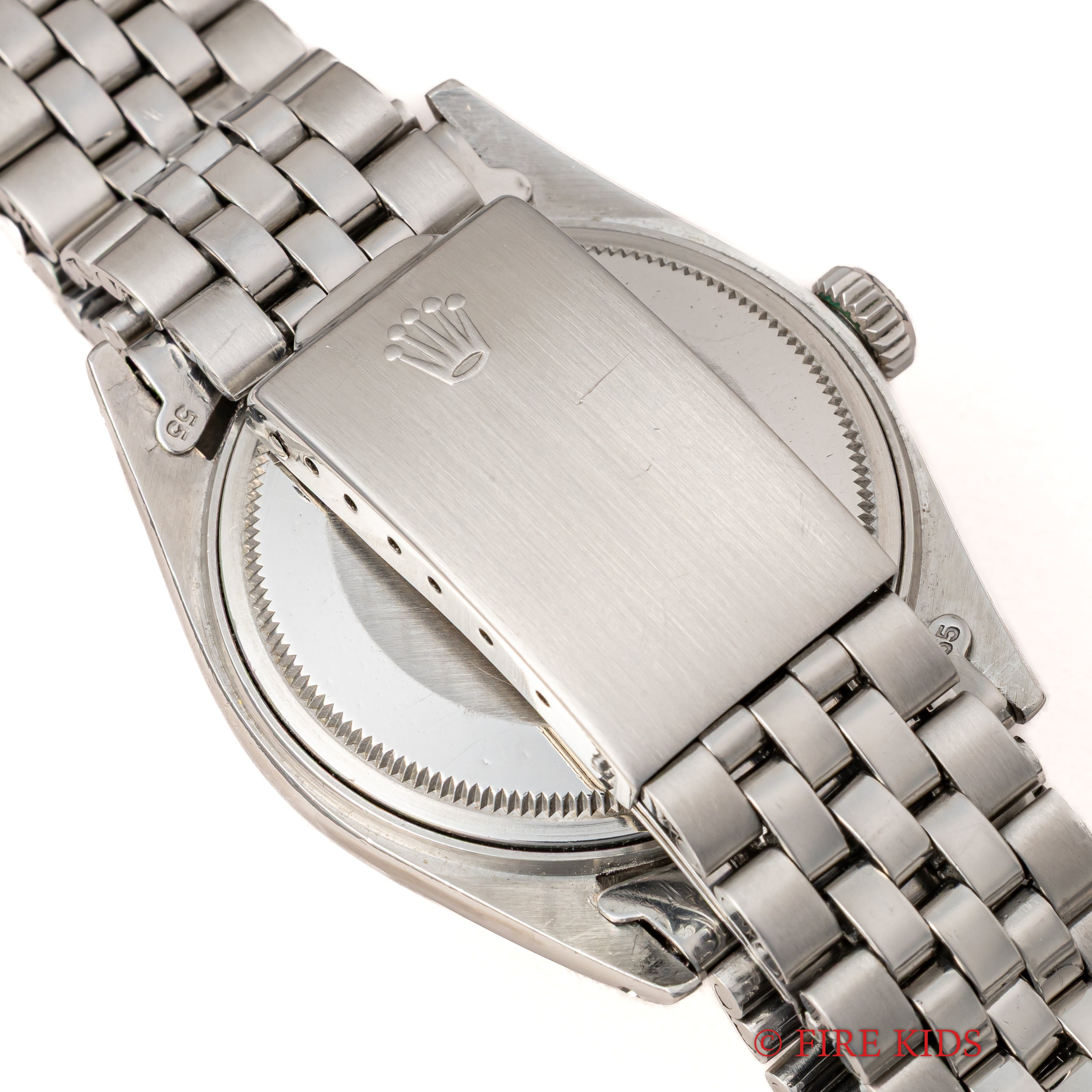 ロレックス デイトジャスト1973年製 マットブラックダイヤル Ref.1601 ホワイトゴールドベゼル 純正ジュビリーブレス