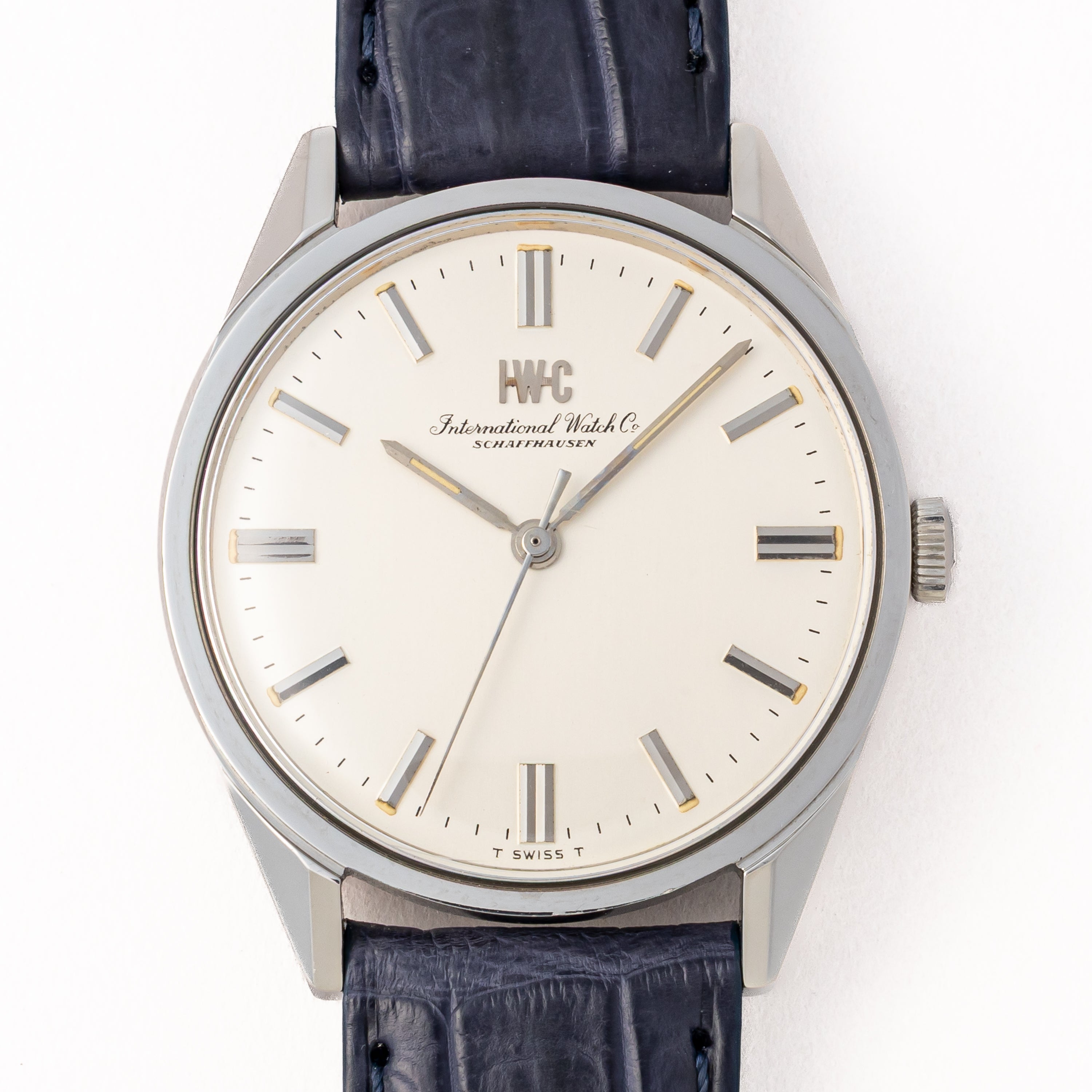 IWC ラウンドケース 手巻き 1969年製 Ref.810A Cal.89 純正尾錠付