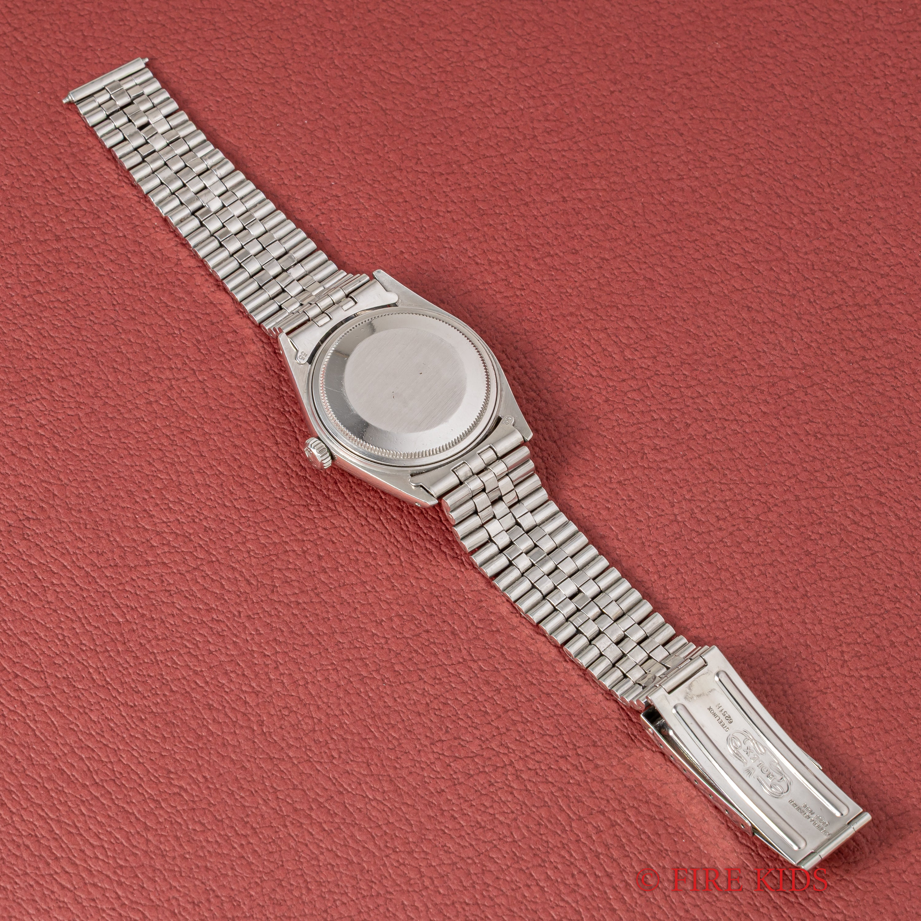 ロレックス デイトジャスト1973年製 マットブラックダイヤル Ref.1601 ホワイトゴールドベゼル 純正ジュビリーブレス