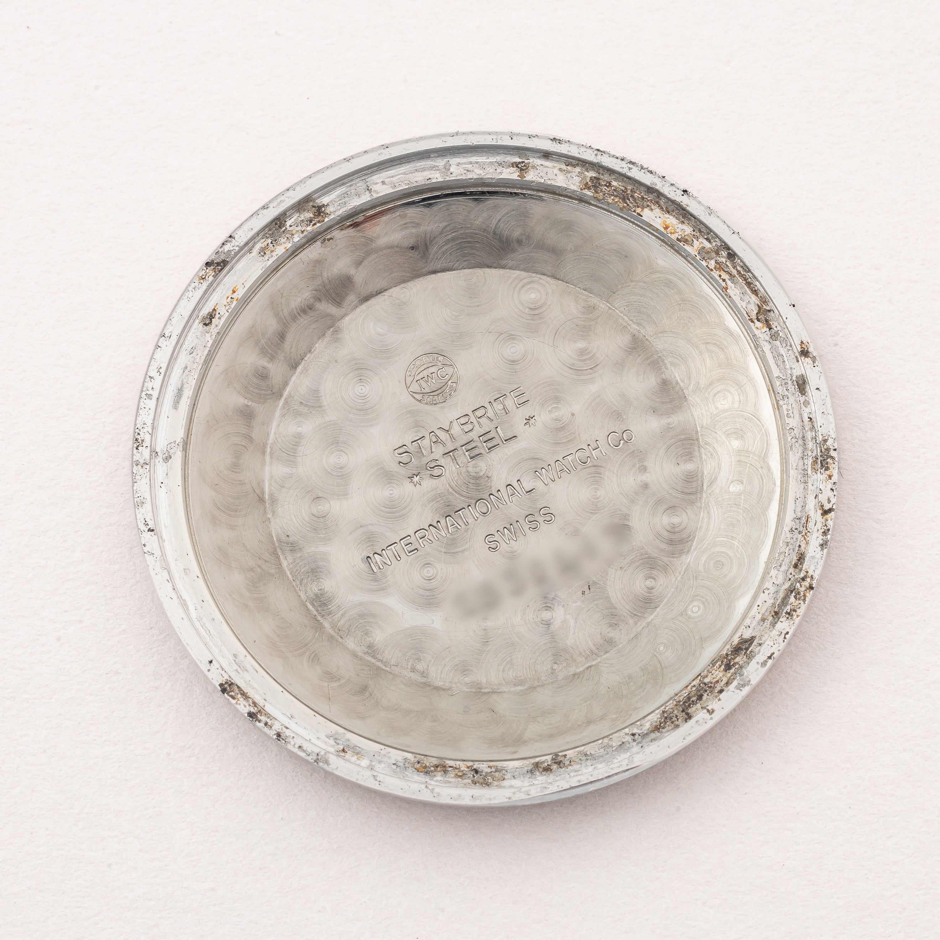 IWC ラウンドケース 1962年製 ペラトン式自動巻き Cal.853 ノンデイト お魚リューズ