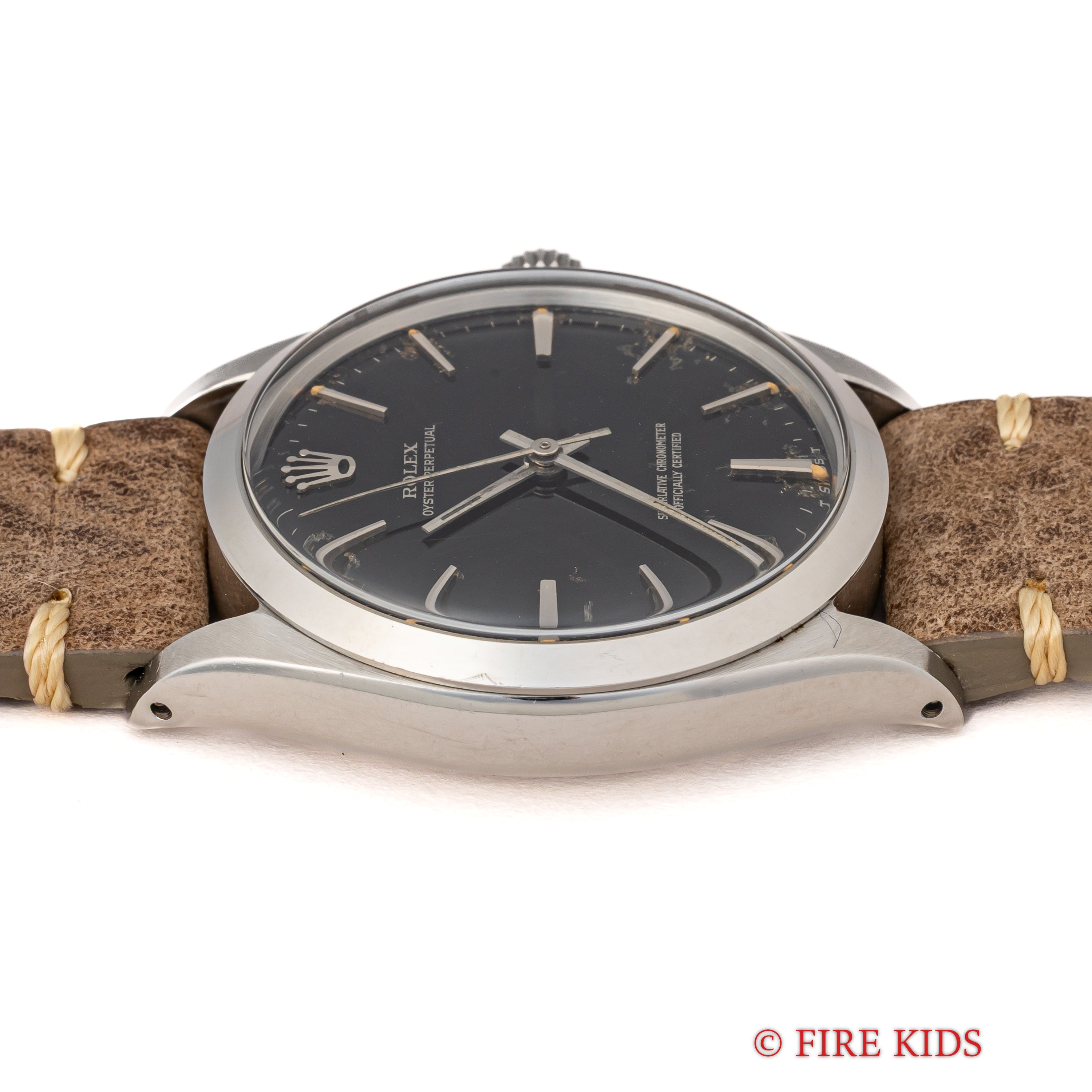 ロレックス オイスターパーペチュアル 1966年製 Ref.1002 ブラックミラーダイヤル