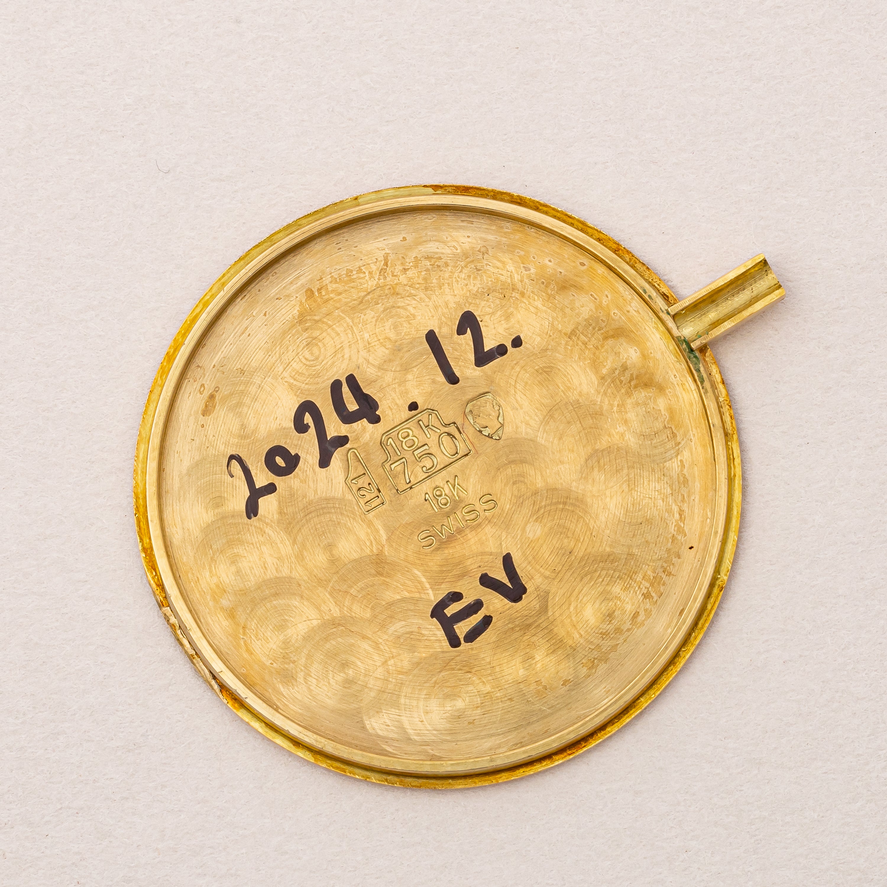 カルティエ ヴァンドーム 18金イエローゴールド 1980年代製 Ref.78090 手巻き 純正尾錠付き