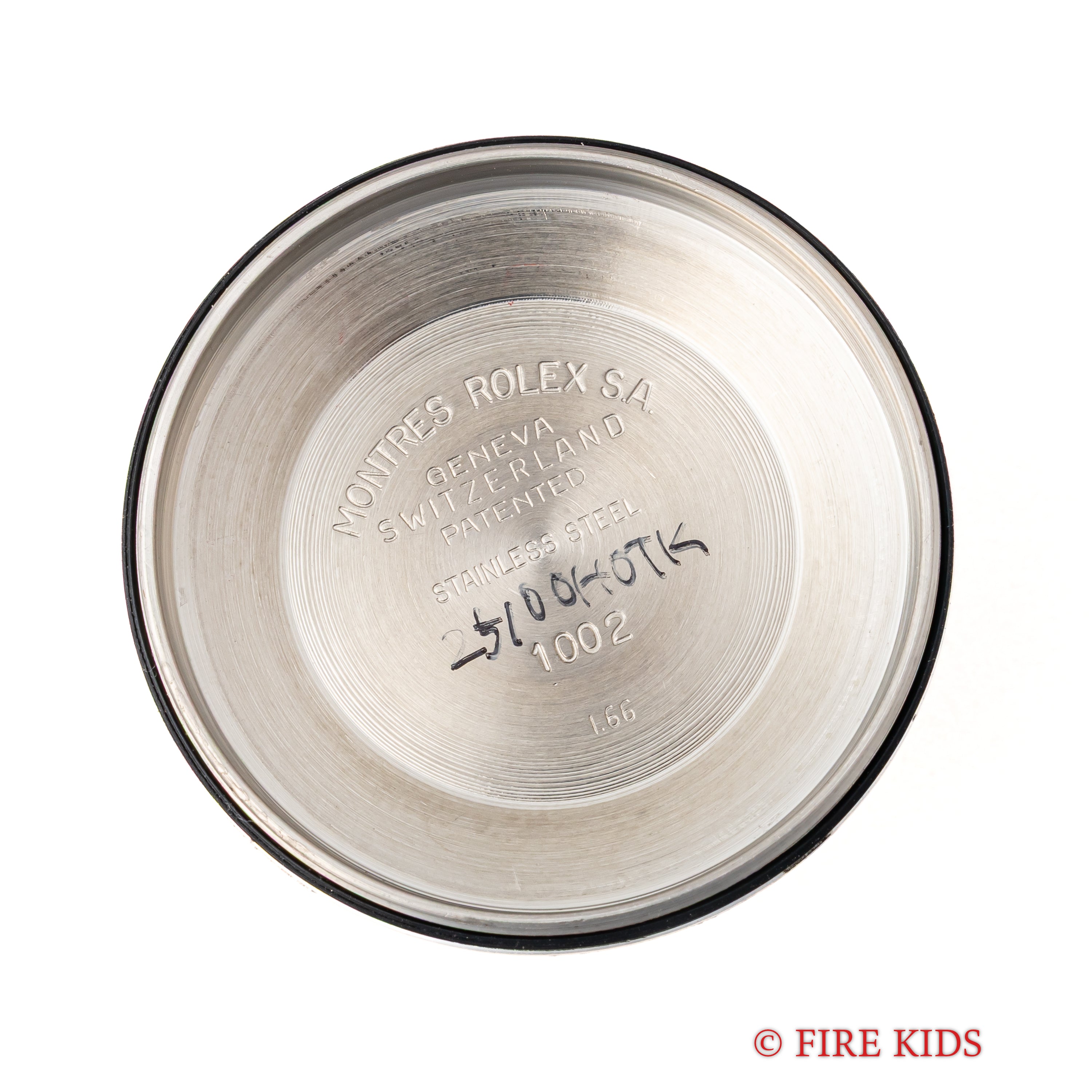 ロレックス オイスターパーペチュアル 1966年製 Ref.1002 ブラックミラーダイヤル