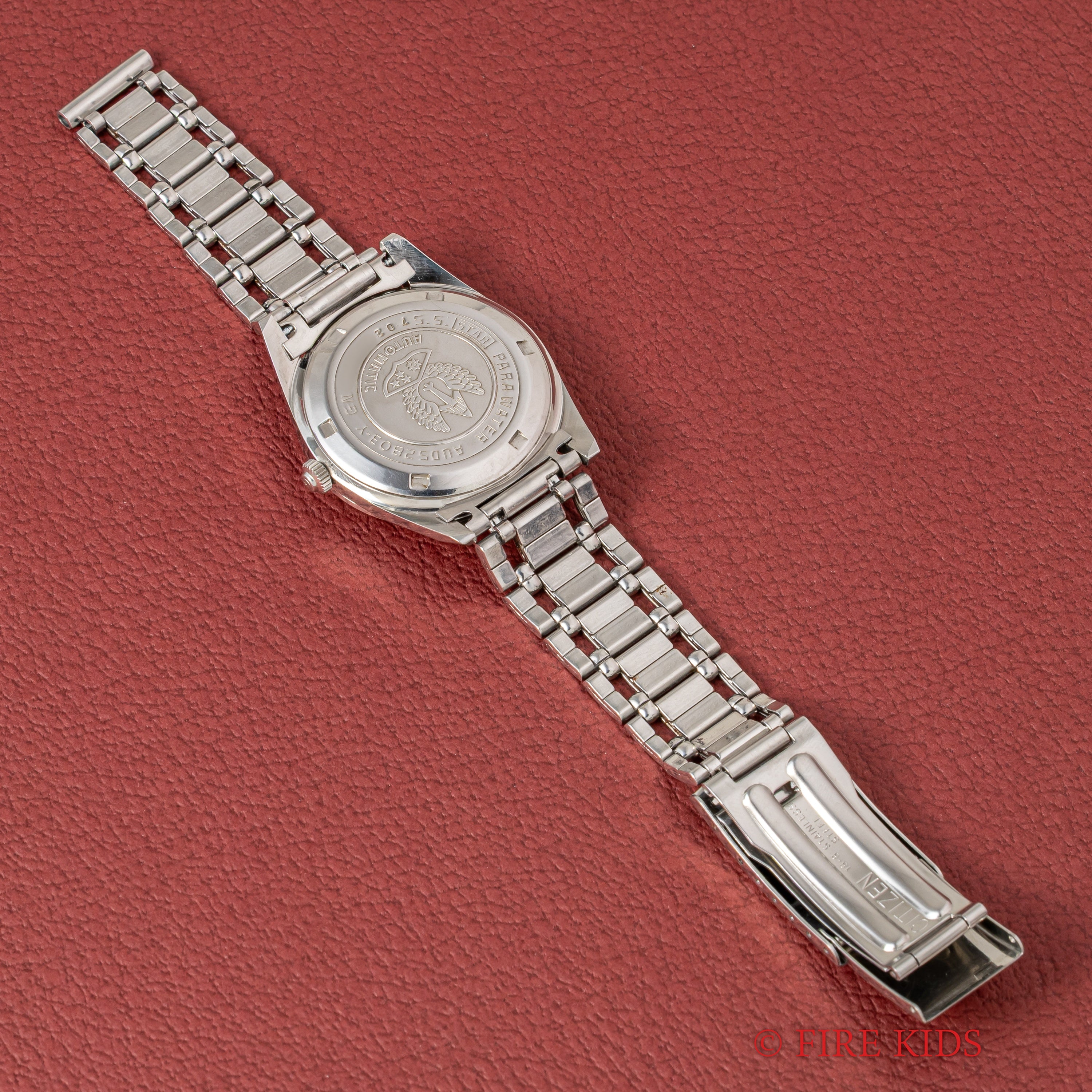 シチズン スーパークリスタルデイト 自動巻き Ref.AUDS 2803-Y GN 1967年製 33石 クリスタルガラス 純正ブレス付き