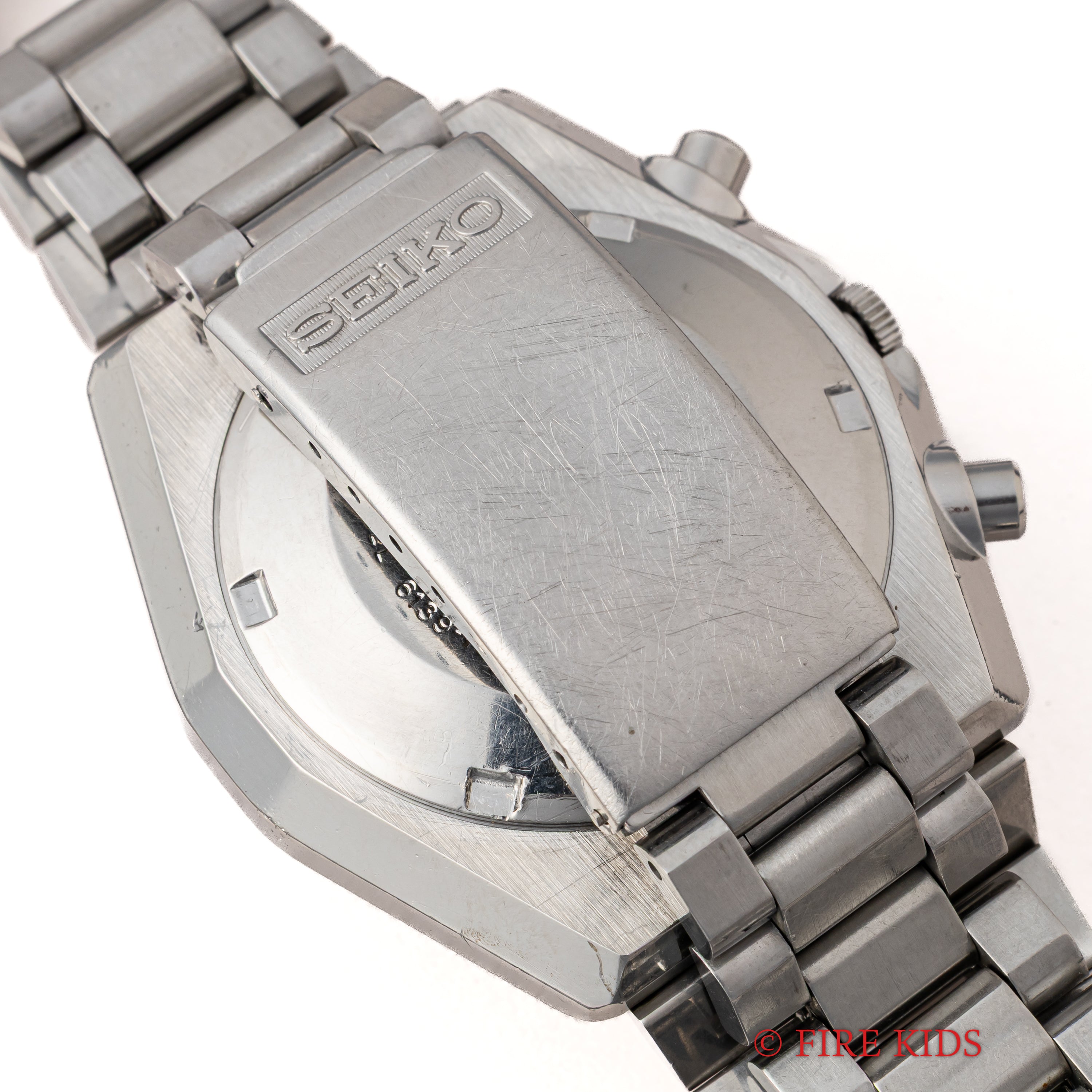 セイコー 自動巻きクロノグラフ 1974年製 Cal.6139B ヘキサゴンケース フランス語曜日 純正ブレス