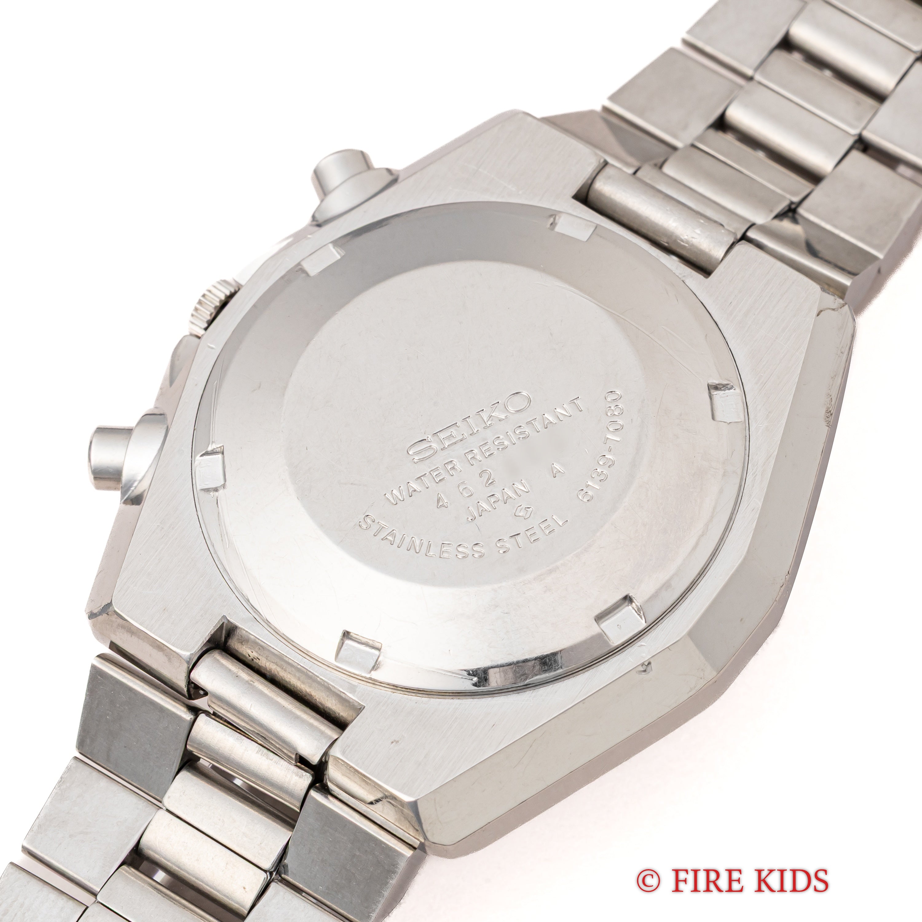 セイコー 自動巻きクロノグラフ 1974年製 Cal.6139B ヘキサゴンケース フランス語曜日 純正ブレス