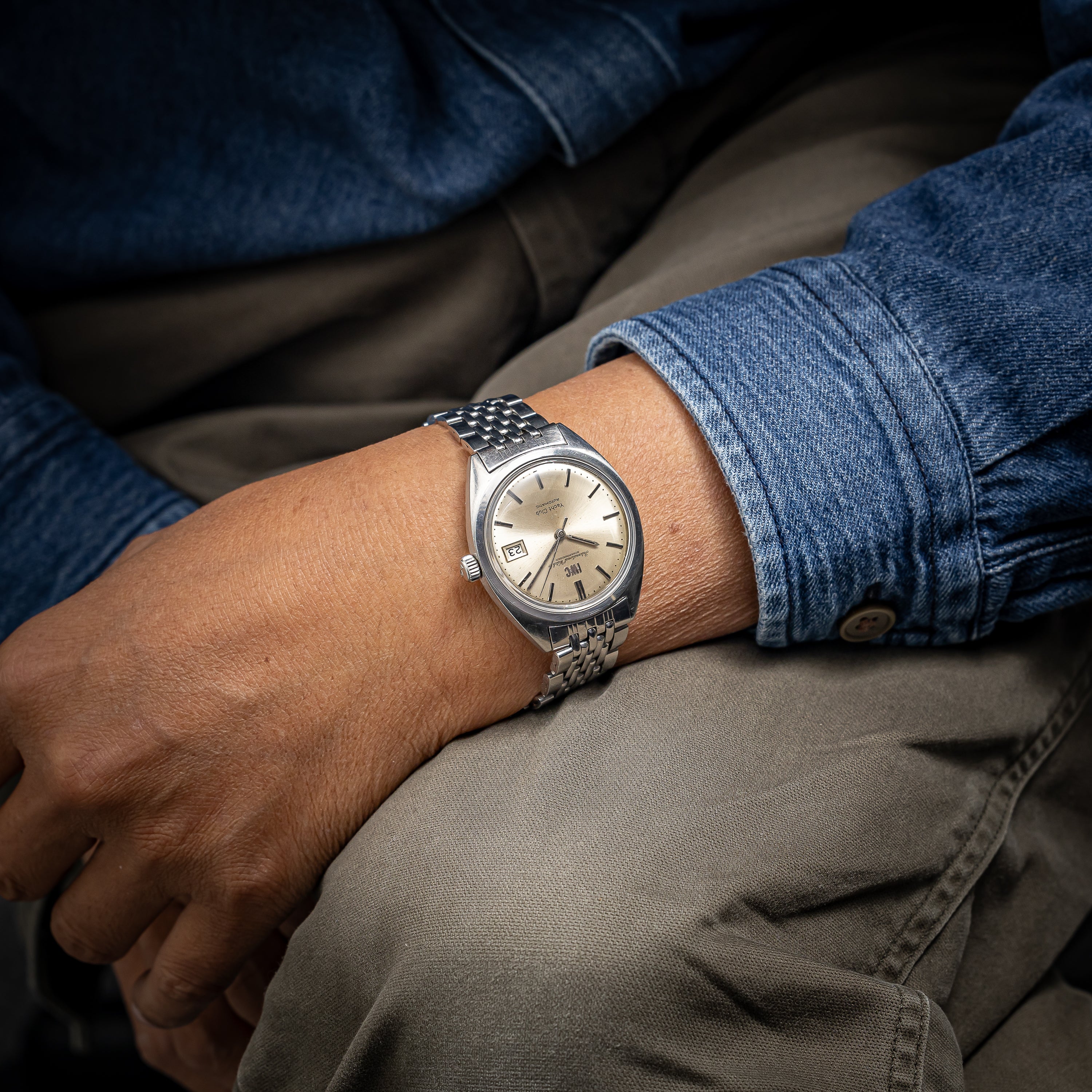 IWC ヨットクラブ 1970年製 Ref.R811A 純正ゲイフレアーブレス付き