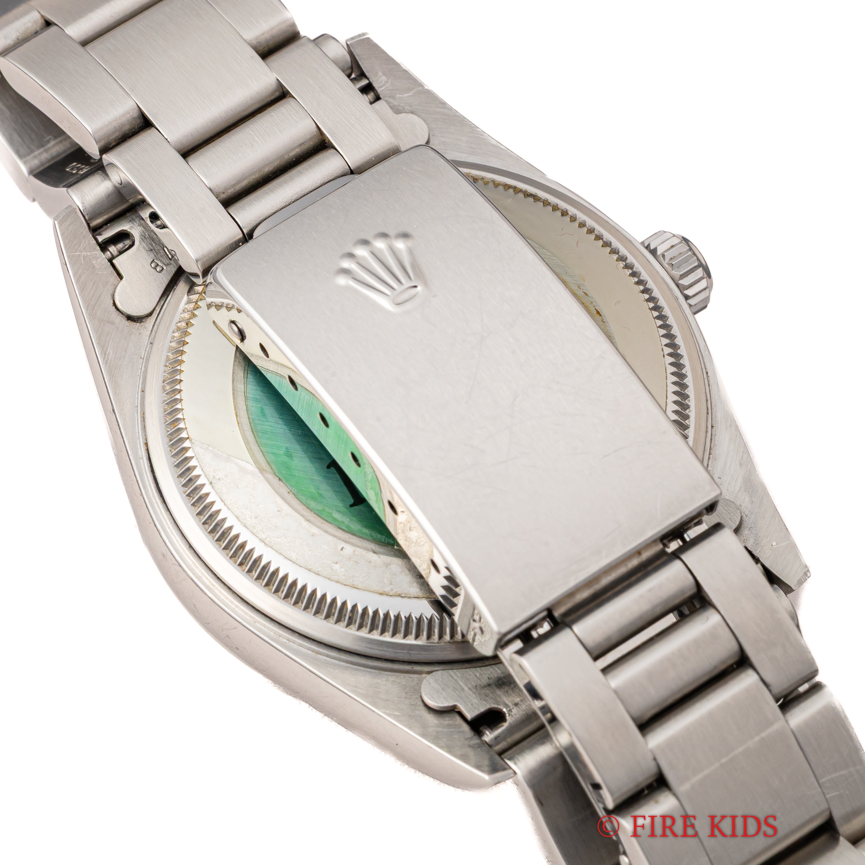 ロレックス エアキング 2001年製 Ref.14000M ブルーダイヤル Cal.3130 純正オイスターブレス